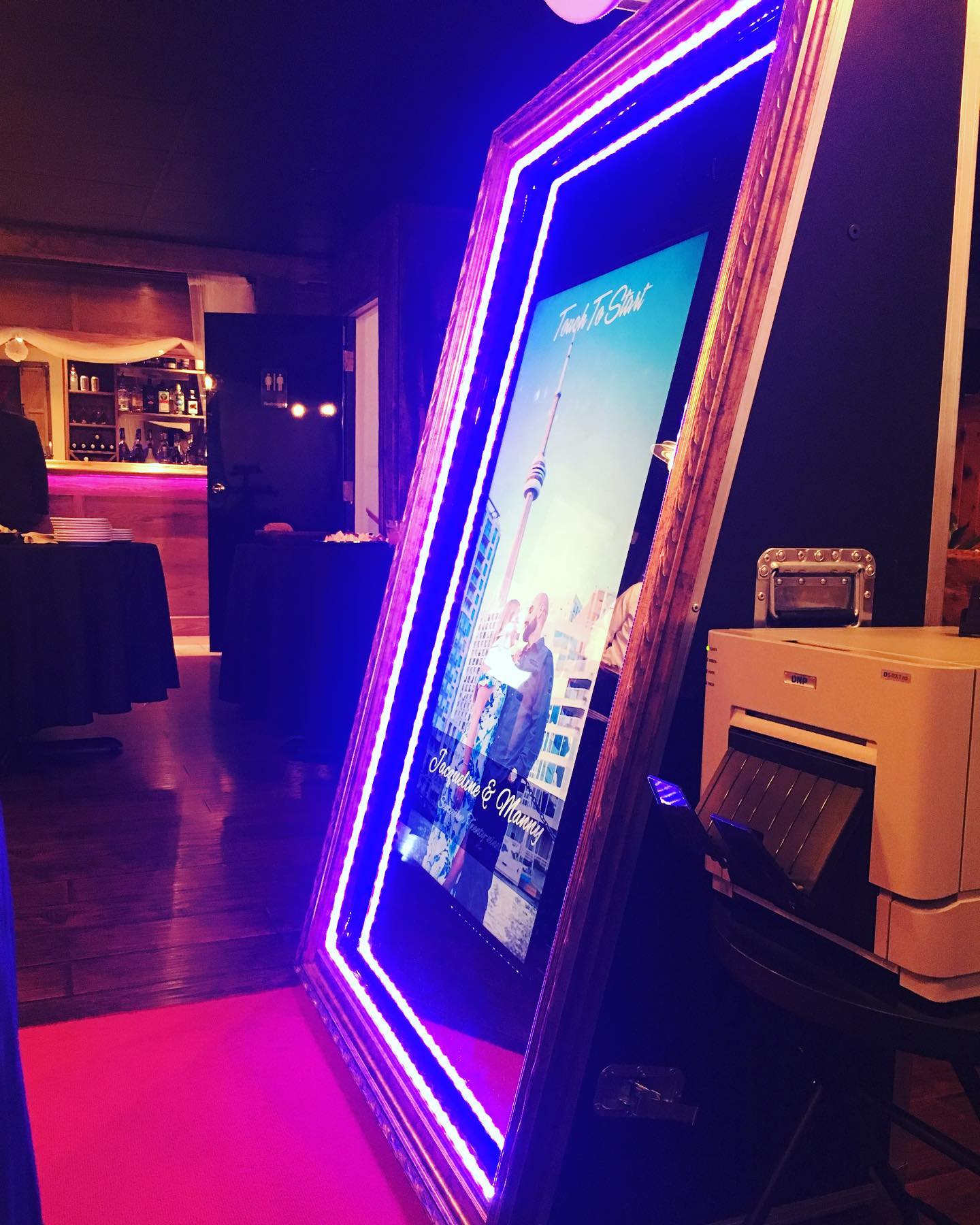 Enchanted Booth - Beautiful setup at a beautiful venue...