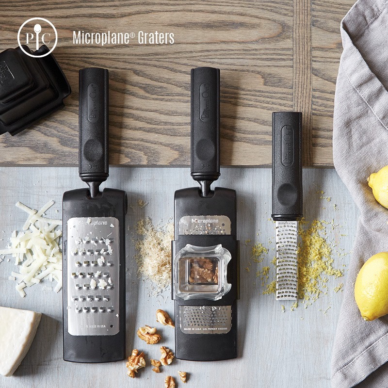 The microplane food graters are amazing. We have 3 styles; the coarse ...