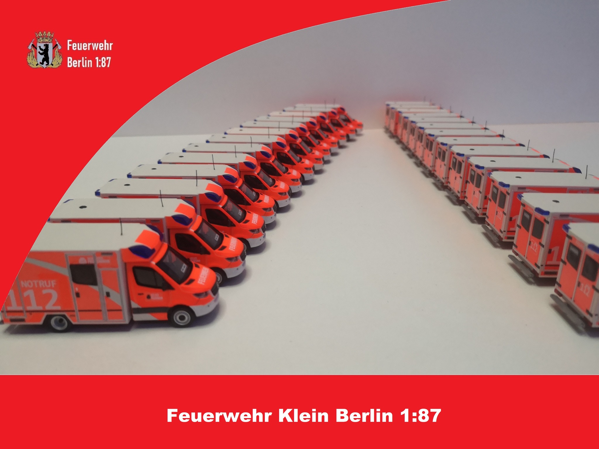 VW Passat II Fließheck Feuerwehr weiß/leuchtrot euromodell in der 1zu87
