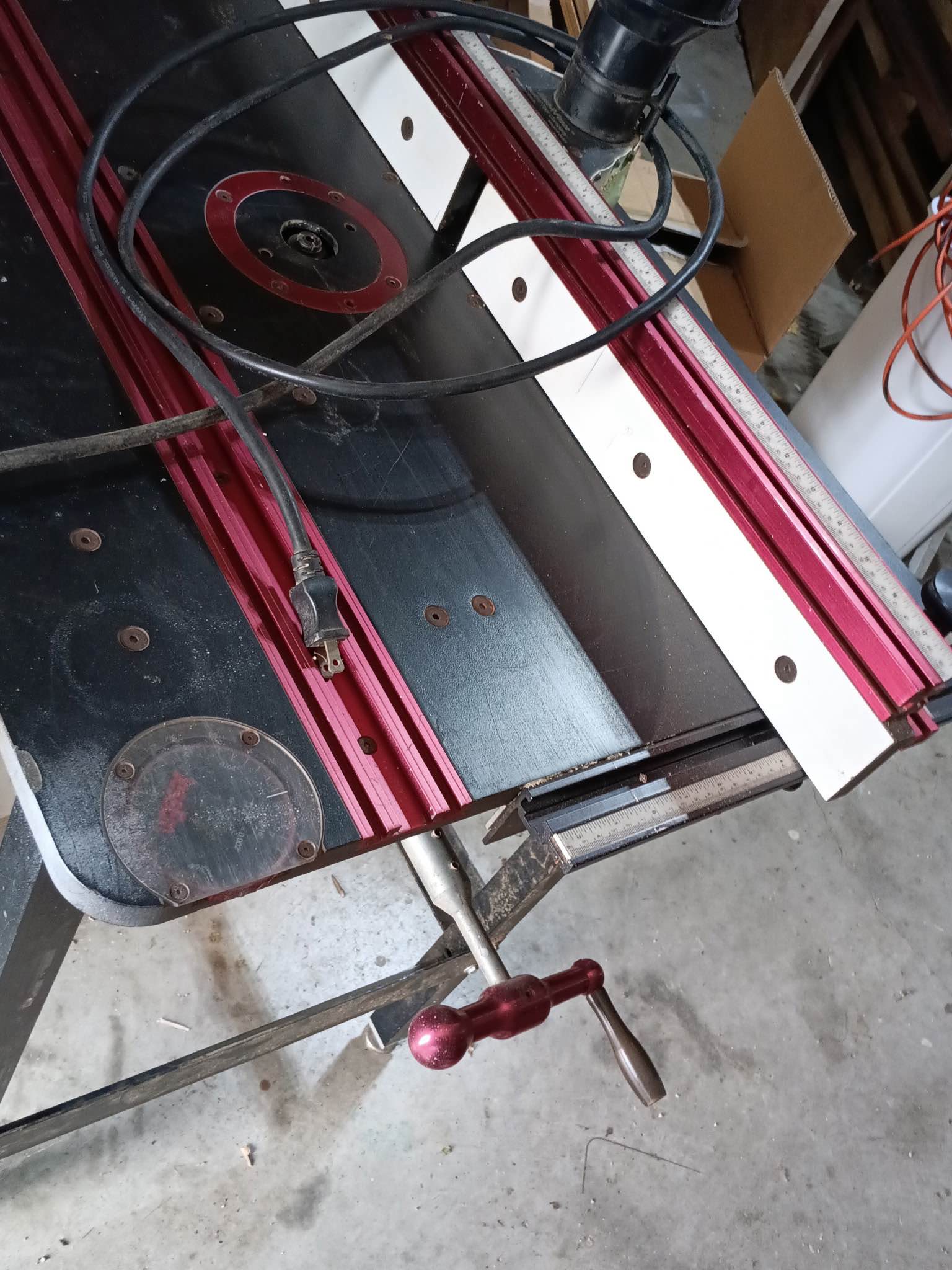 JessEm Router Table w/ Lift comes with Porter Cable 3 1/4 h.p. Router ...