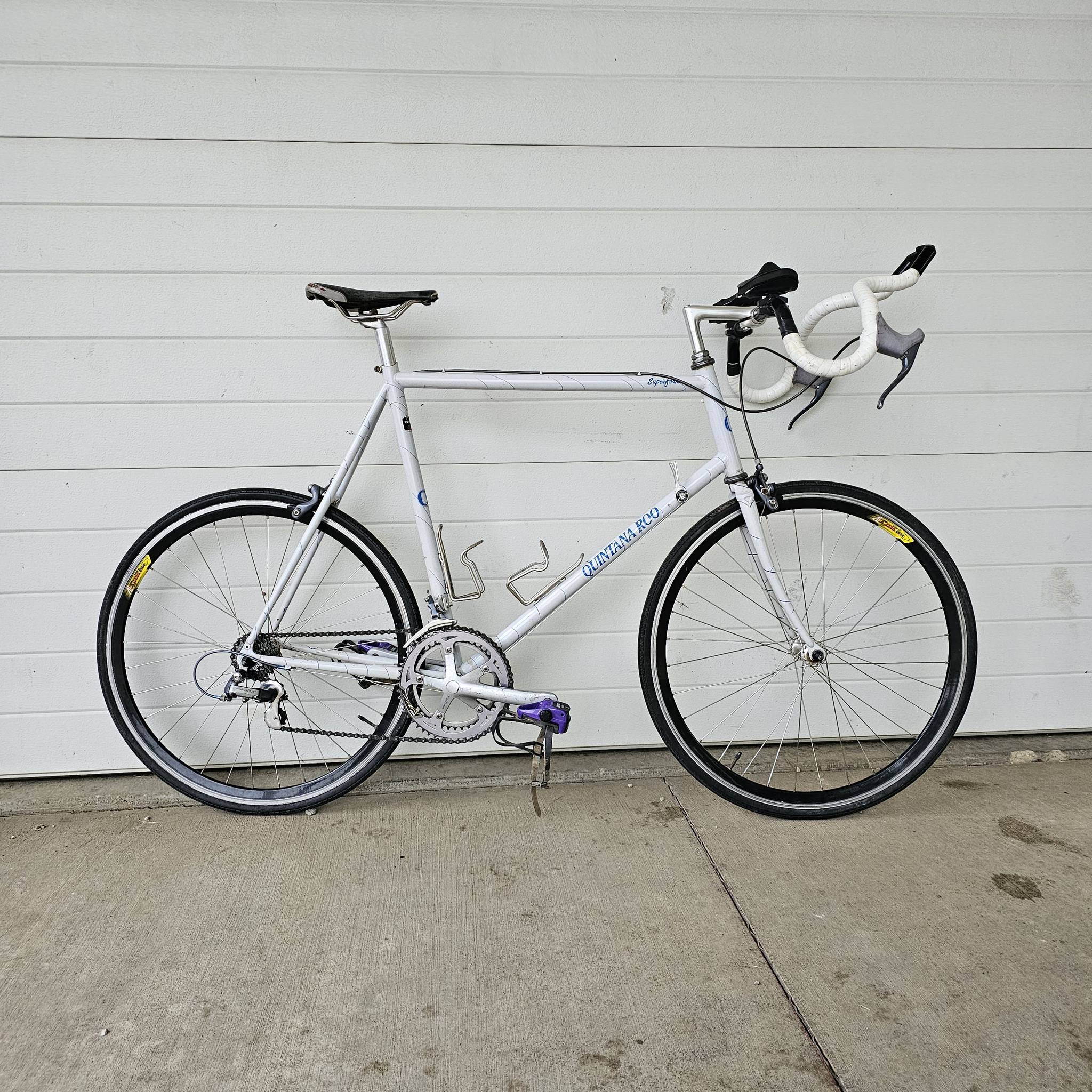 1992 Quintana Roo Superform steel frame triathlon bike