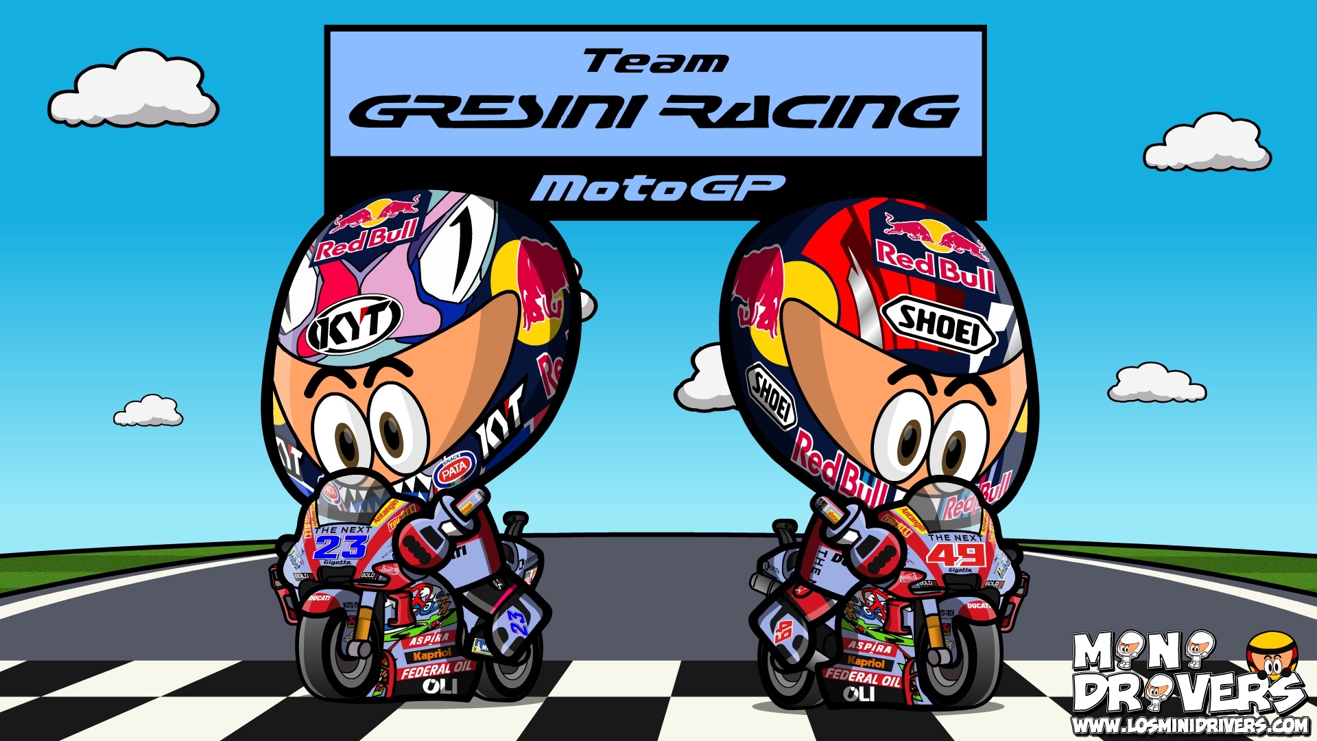 New helmet for... - MiniBikers - The Motogp animated series
