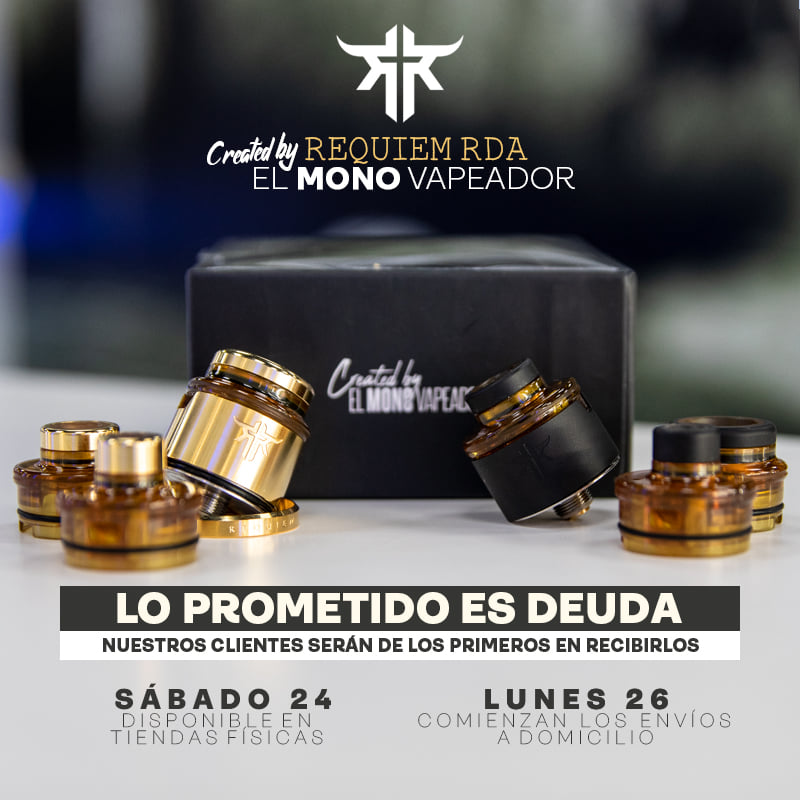 ☠️REQUIEM RDA El Mono Vapeador & Vandy... - Sinhumo /+18 años