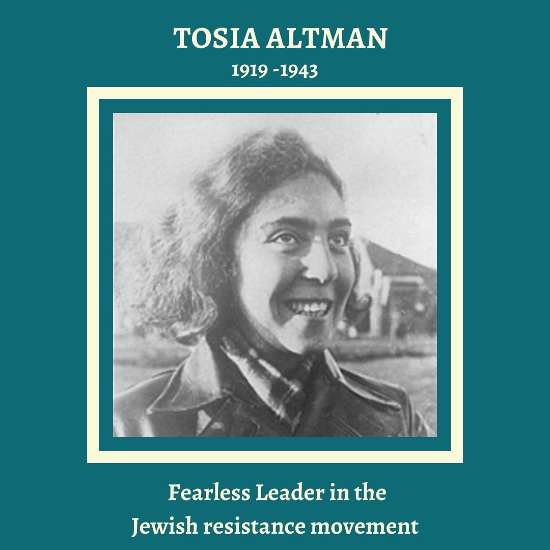 Women - Tosia Altman 1919 - 1943 A leader of the Jewish underground and ...