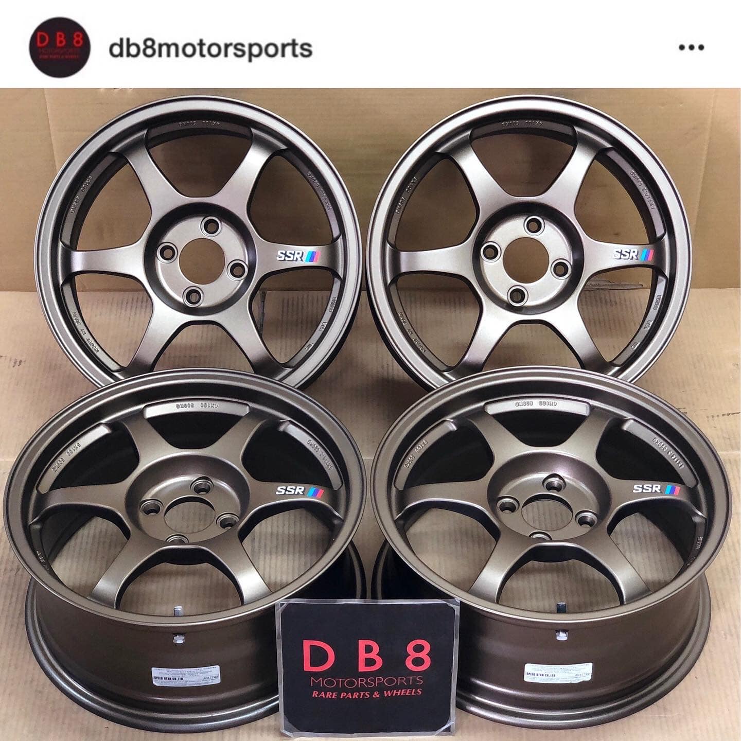 DB8 - 🇯🇵 SSR Type C SSF (4x100) 🇯🇵 📣 Details: SSF aka Semi Solid Forged ...