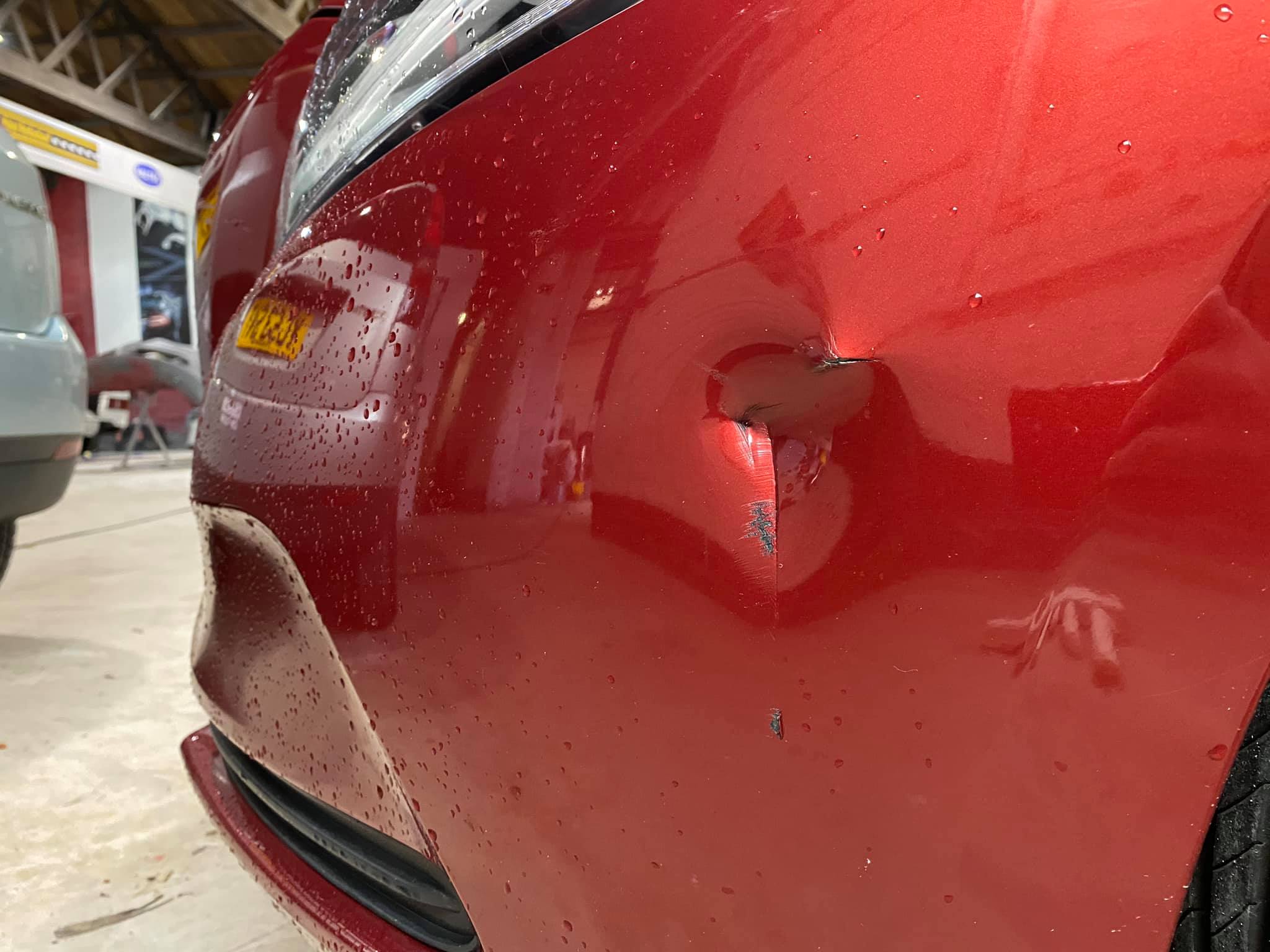 DENTED BUMPER??? 🤔🤔 No problem 👍👍... - Paint Chip Techniques