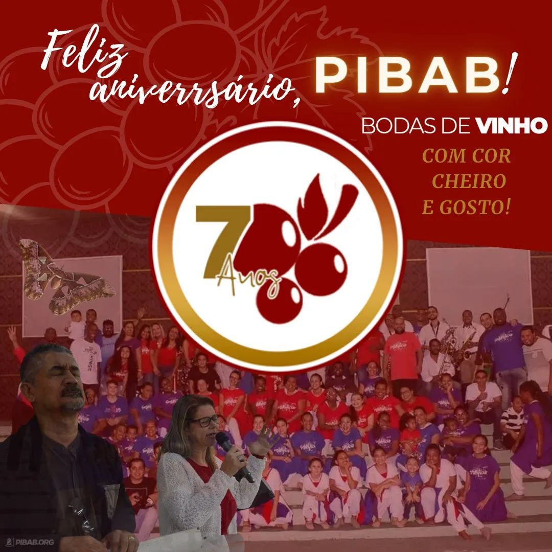 𝐏𝐈𝐁𝐀𝐁 • 𝟕𝟎 𝐀𝐧𝐨𝐬 - Comemoração dos 70 anos da PIBAB 🎖️ . A... | Facebook
