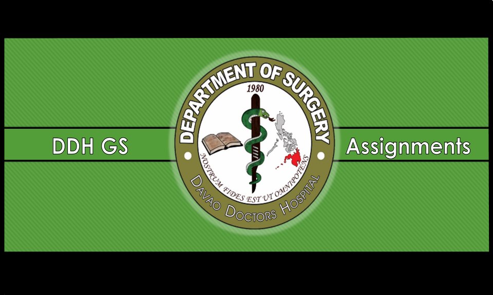 DDH GS Assignments | Good Day Doctors, Respectfully pposting my ...