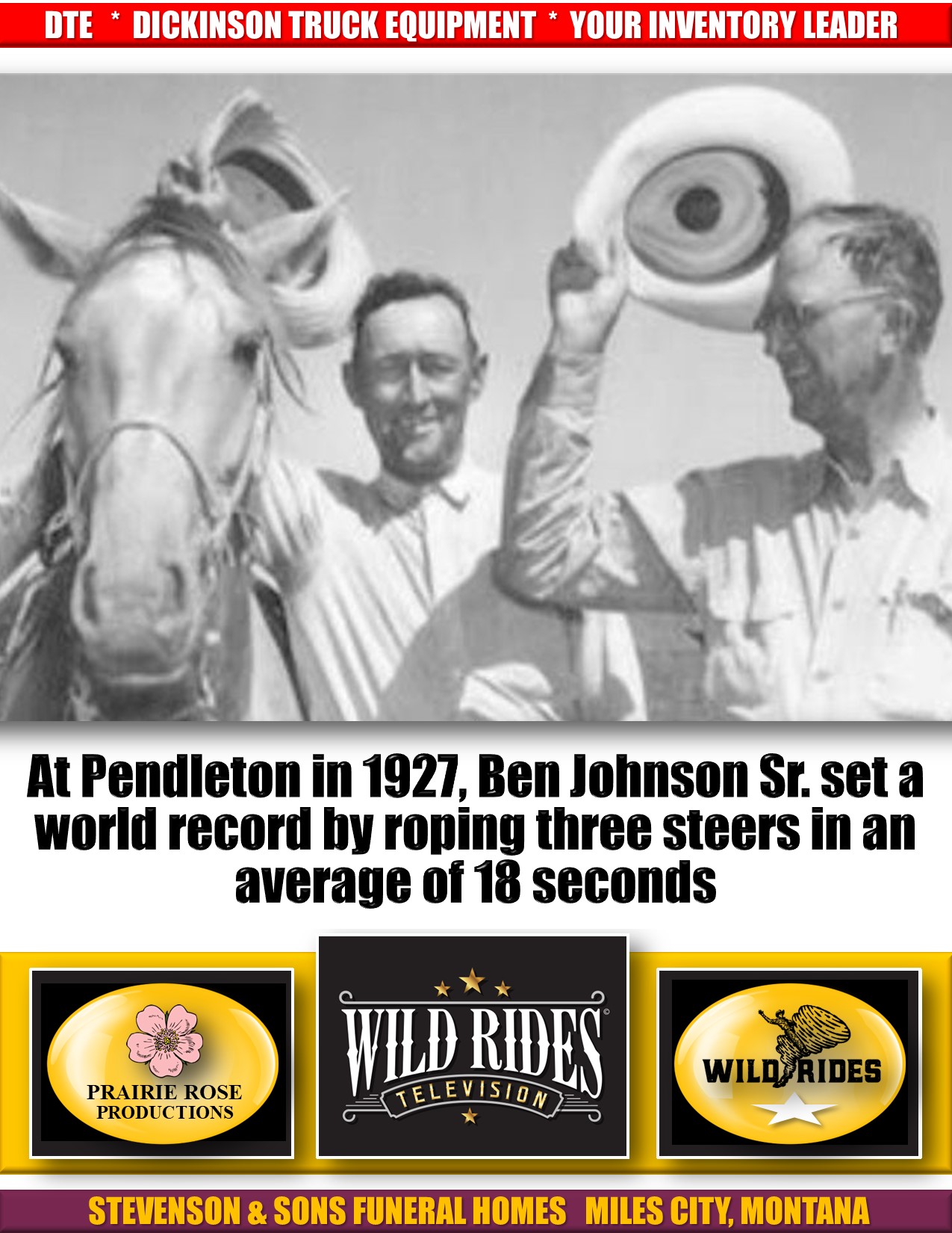 Wild Rides TV - Born in 1896 in Harrison, Arkansas, Ben...