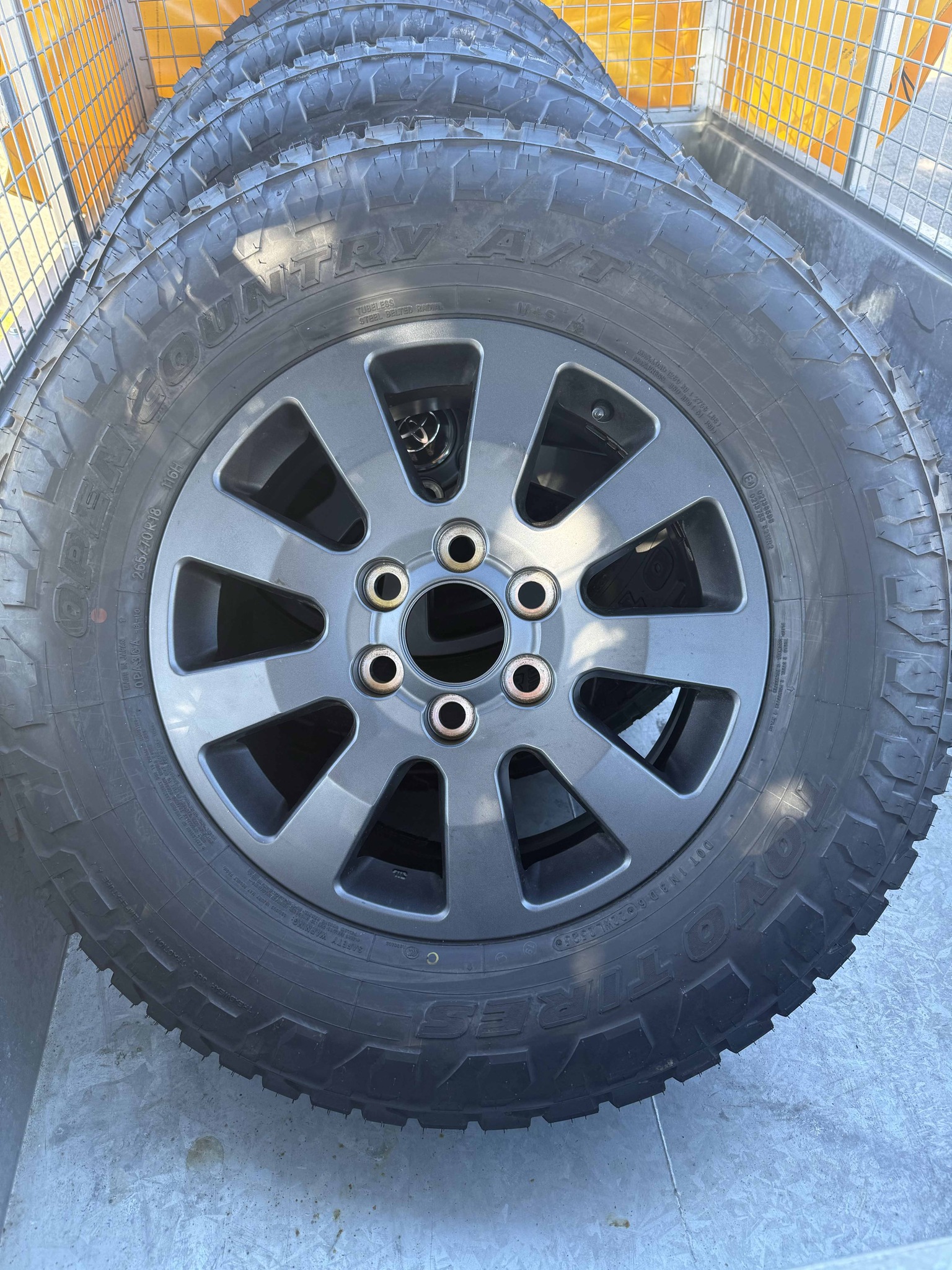 Genuine Toyota Prado 250 Altitude wheels and tyres for sale