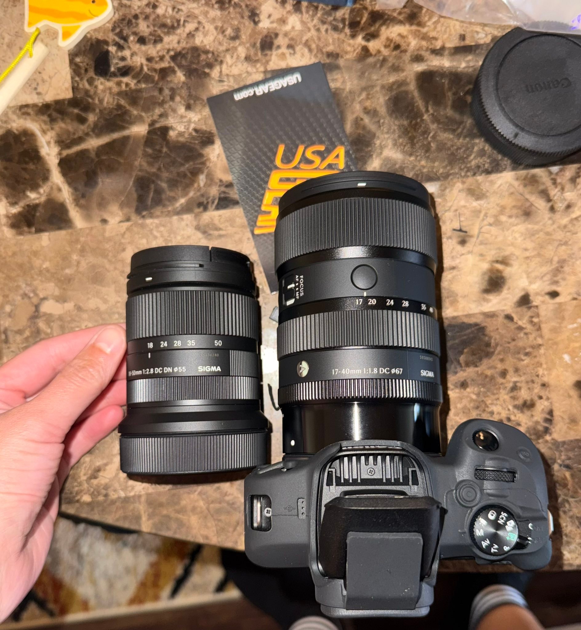 Sigma 30mm f1.4 lens on Canon R50