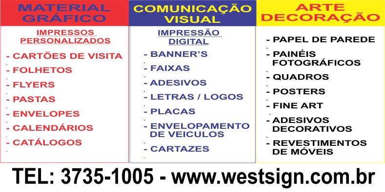 Westsign Comunicação Visual Ltda | São Paulo SP