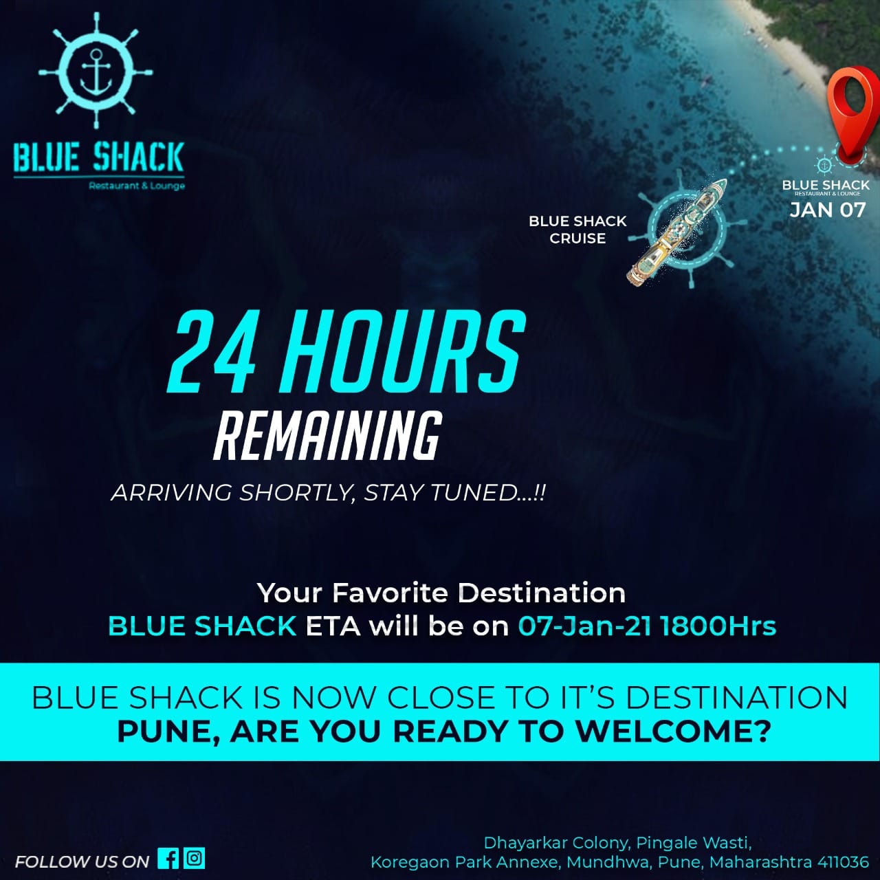 Blue Shack - Are you excited Pune? BLUE SHACK is now just... | Facebook