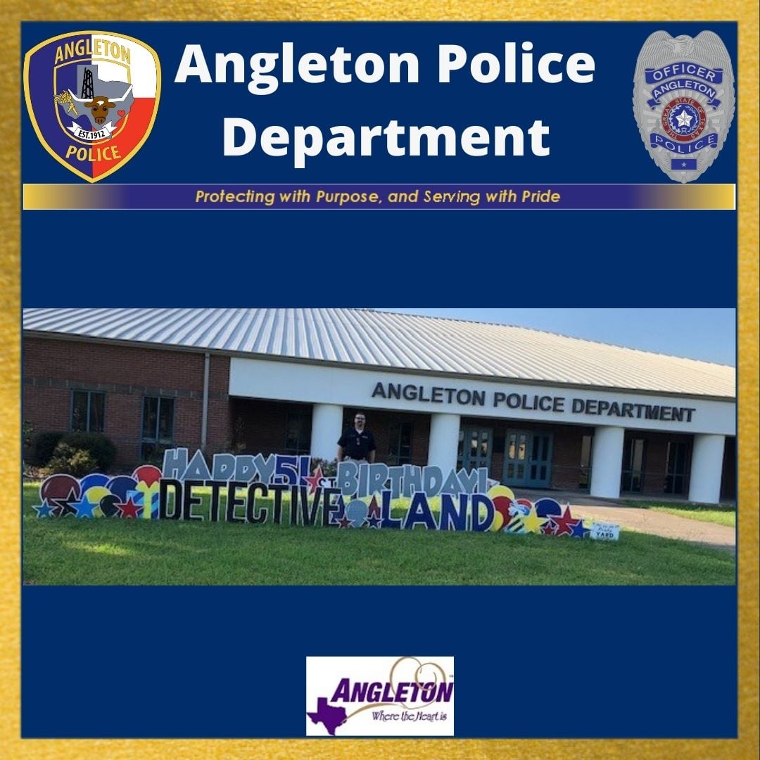 Please join us in wishing... - Angleton Police Department
