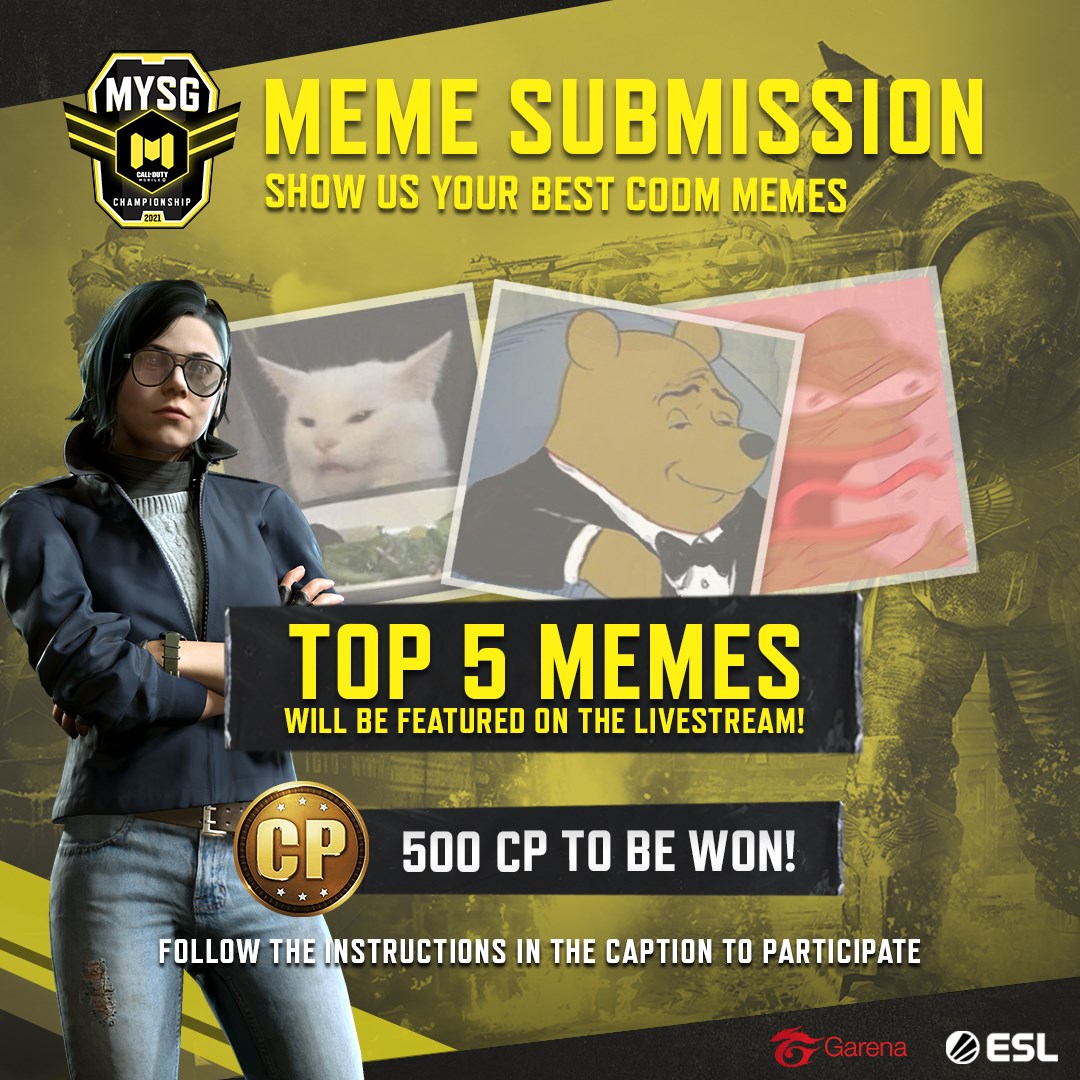 Garena - Create and share with us your CODM-related MEME to stand a ...