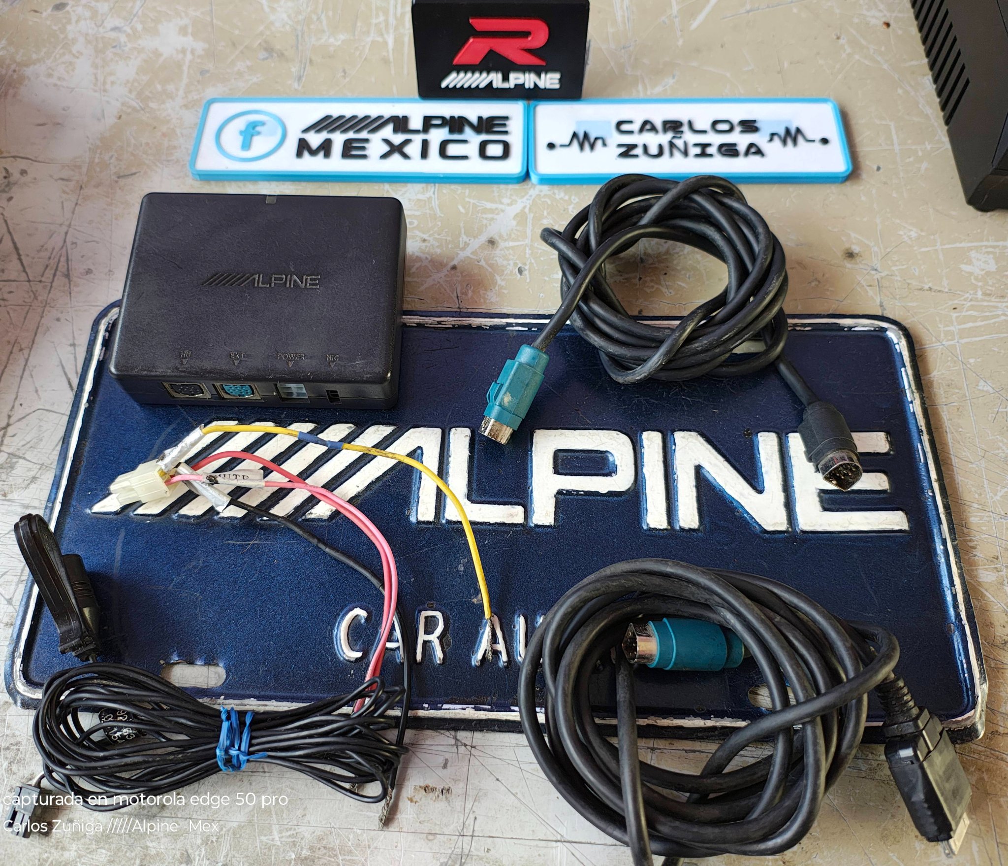 Interface alpine para bluetooth original