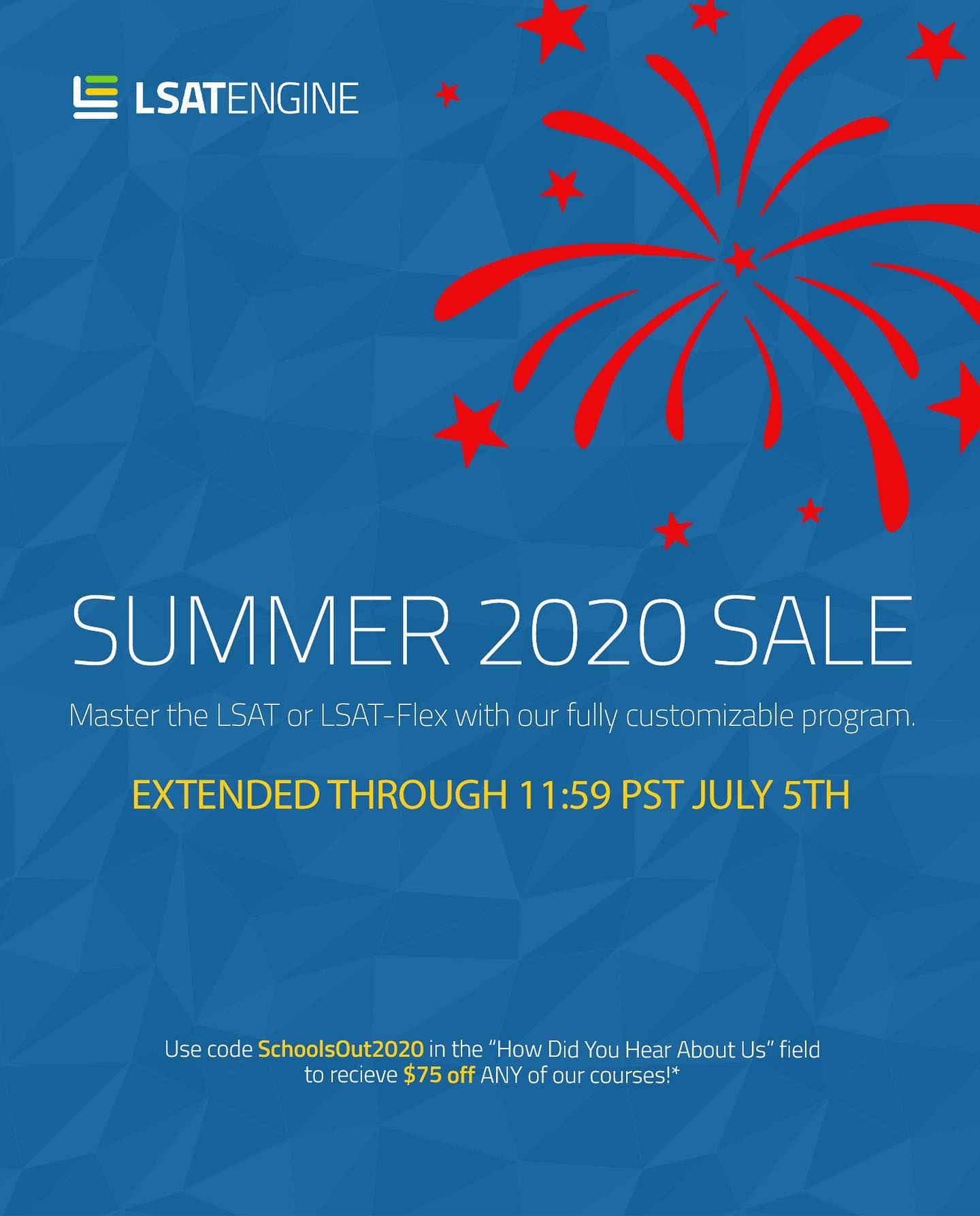 LSAT Engine - We’ve extended our summer discount! Get $75 off any of ...