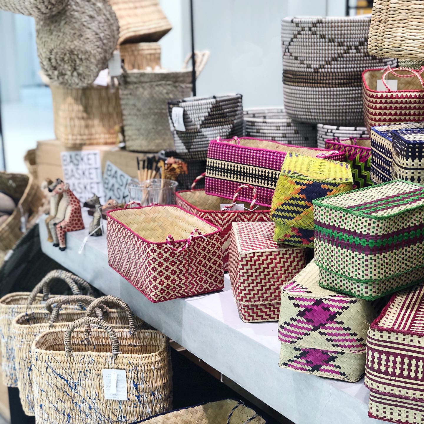 イベント〝BASKET〟﻿ ﻿ モロッコ、ケニア、セネガルで作られたカラフル 