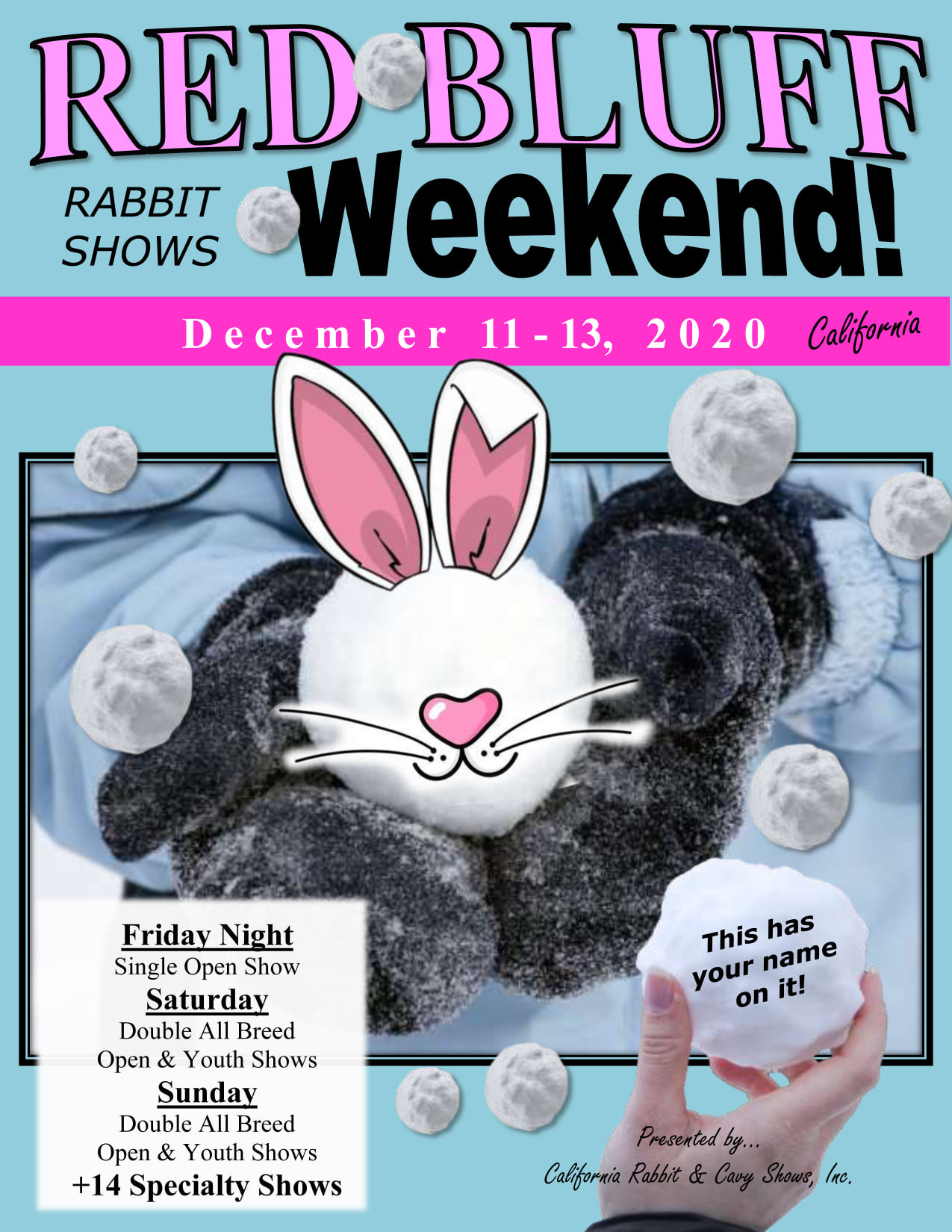 Red Bluff... - CRCS - California Rabbit and Cavy Shows, Inc. | Facebook