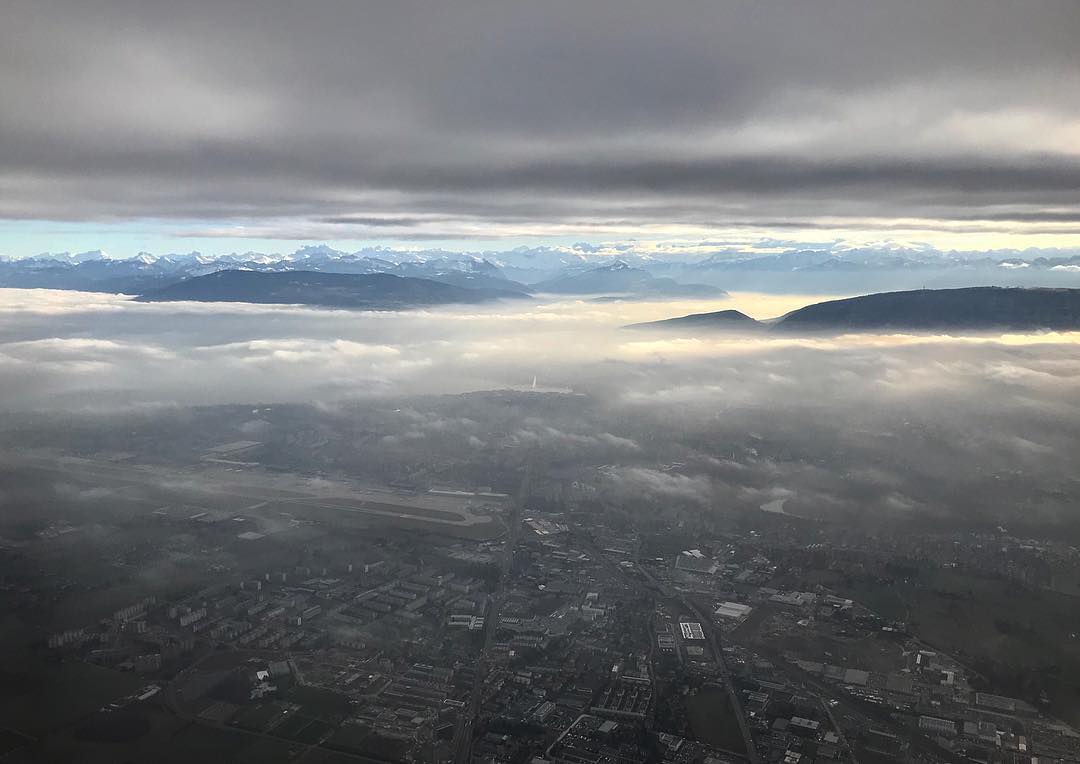 Fly With Justin - I was lucky enough to get a shot of the Alps between ...