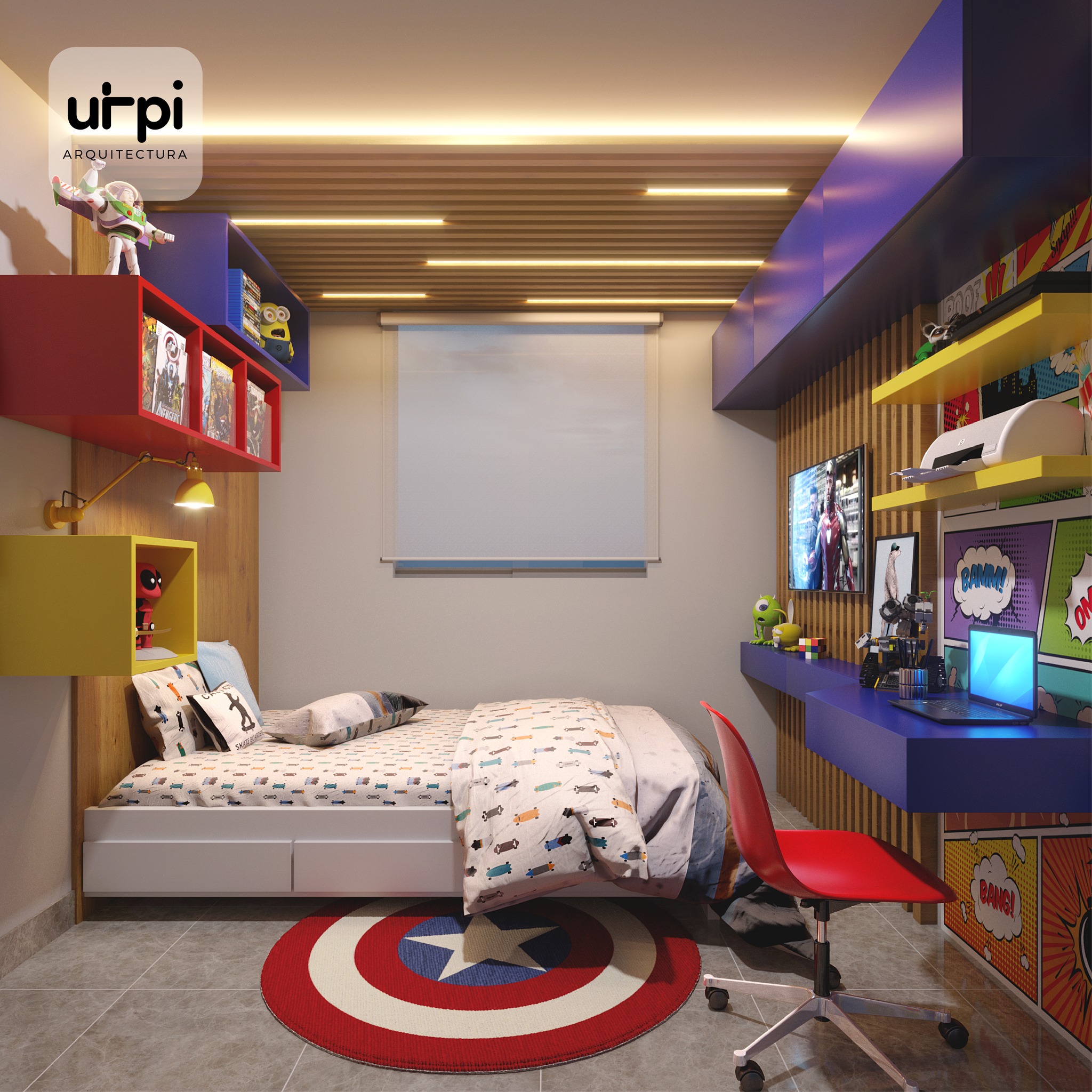 El dormitorio de... - Urpi Arquitectura y Diseño Interior | Facebook
