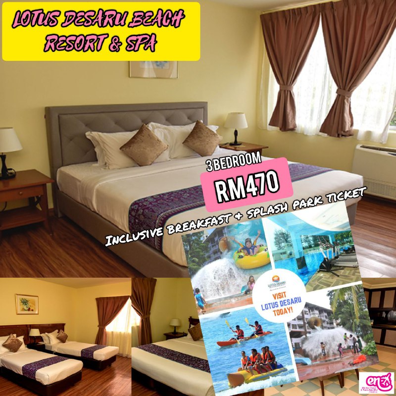 Lotus Desaru Beach Resort Spa Harga Trip Murah Online Facebook