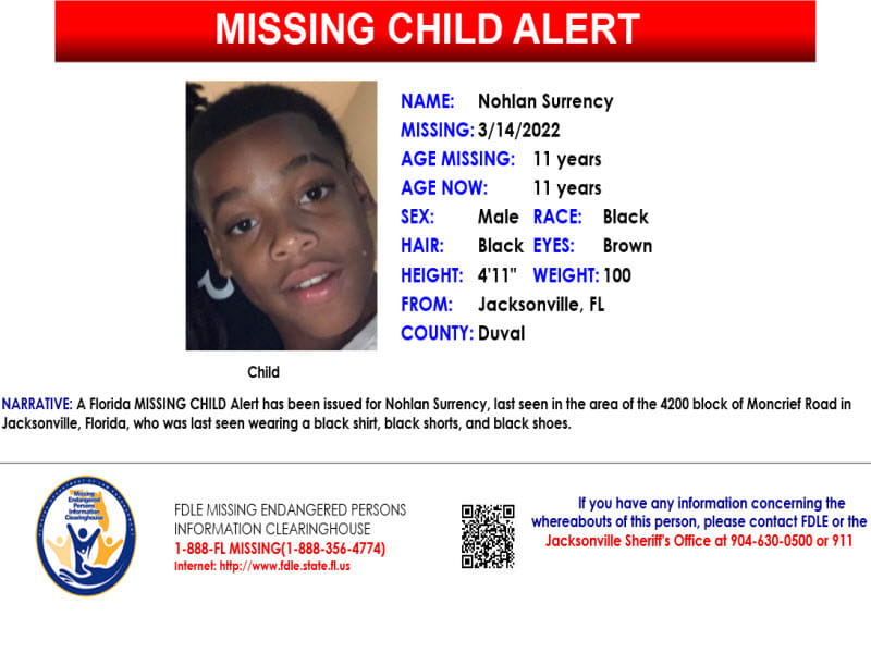FDLE - UPDATE: This Florida Missing Child Alert has been...