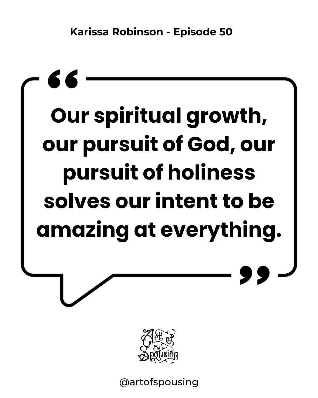 Art of Spousing - Don't miss our 50th episode with Cole...