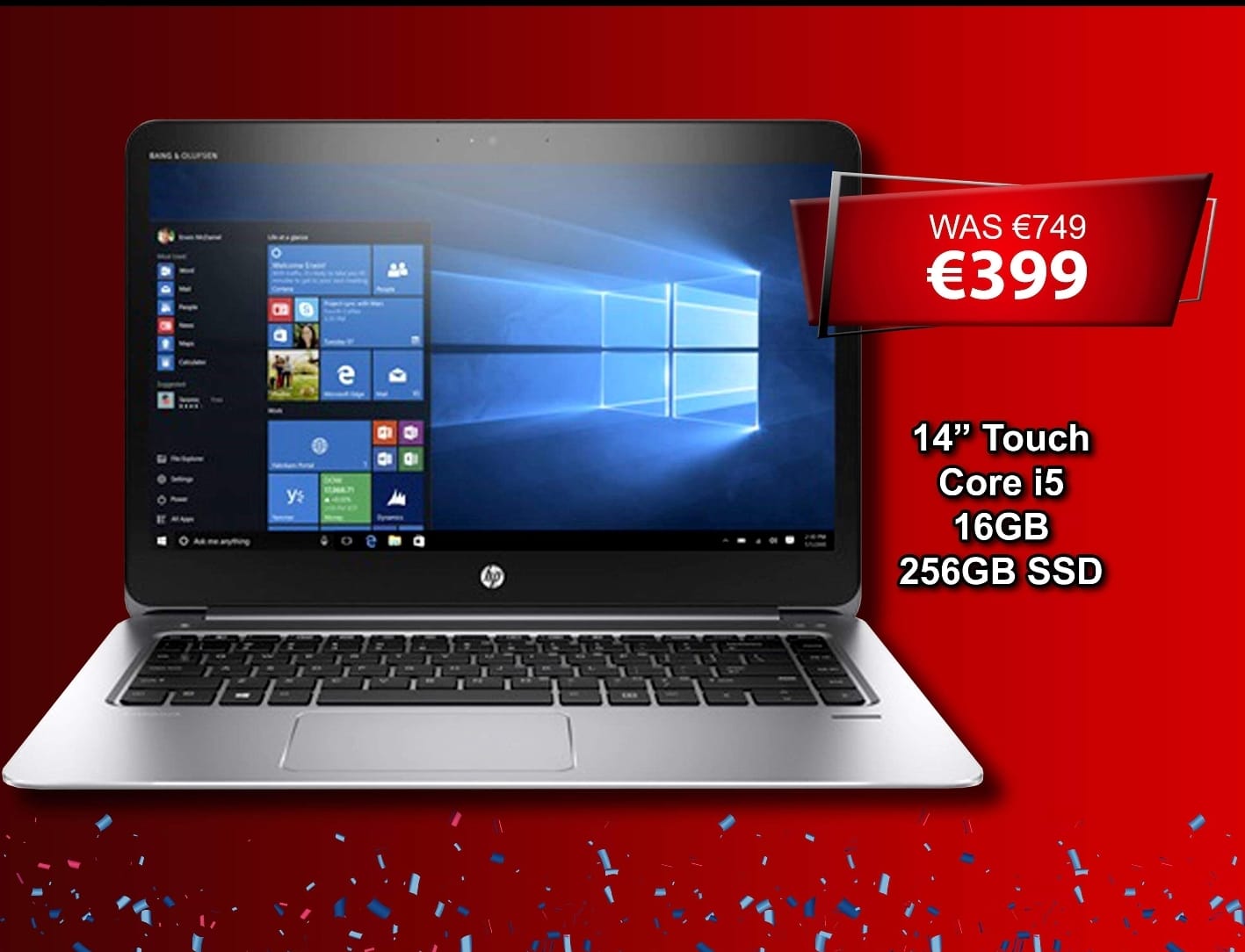 HP ELITEBOOK 1040 G3 @ 399EURO HP ULTRABOOK WITH TOUCHSCREEN CORE