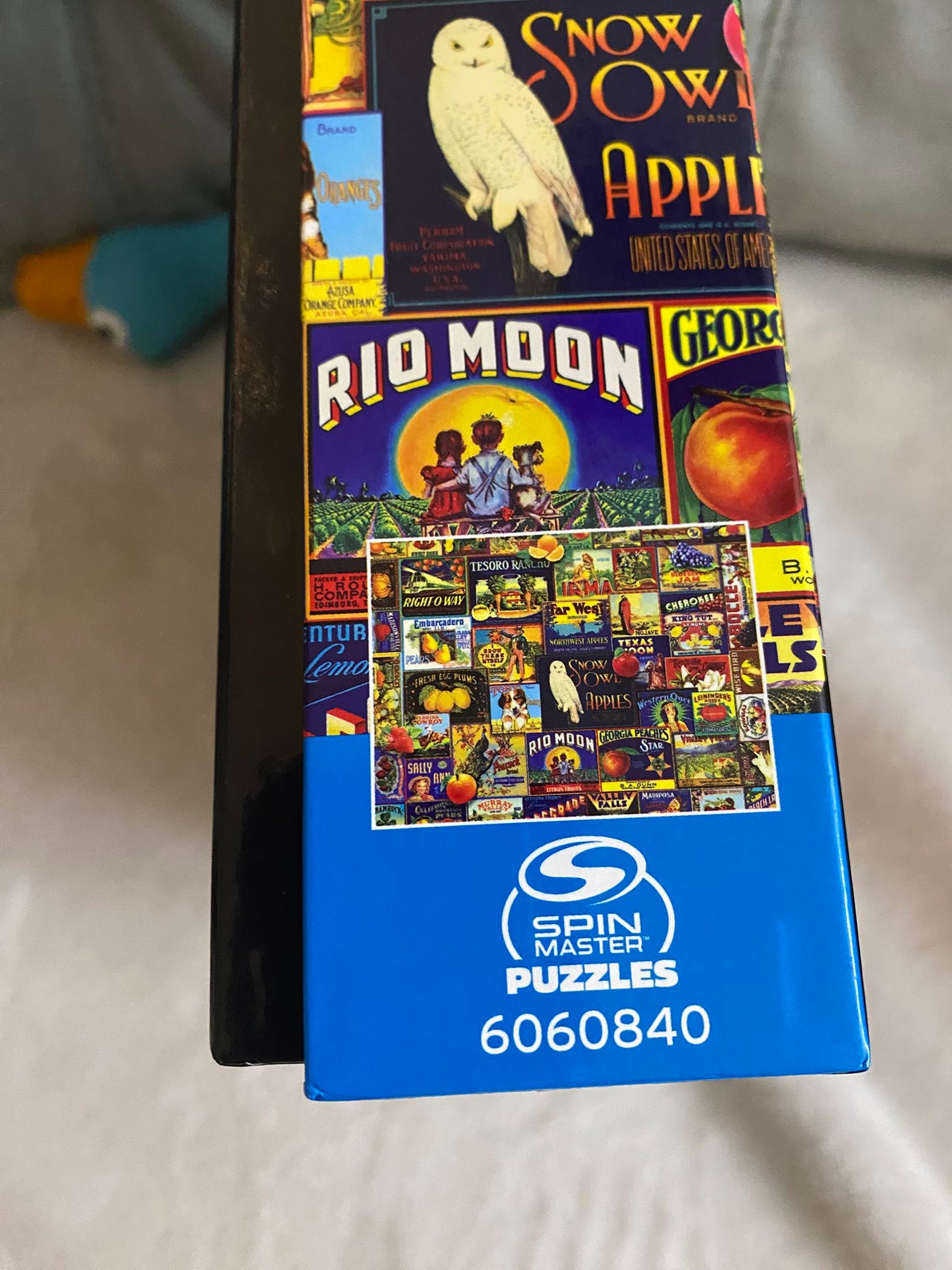 Spin Master 1000 piece vintage fruit labels puzzle review