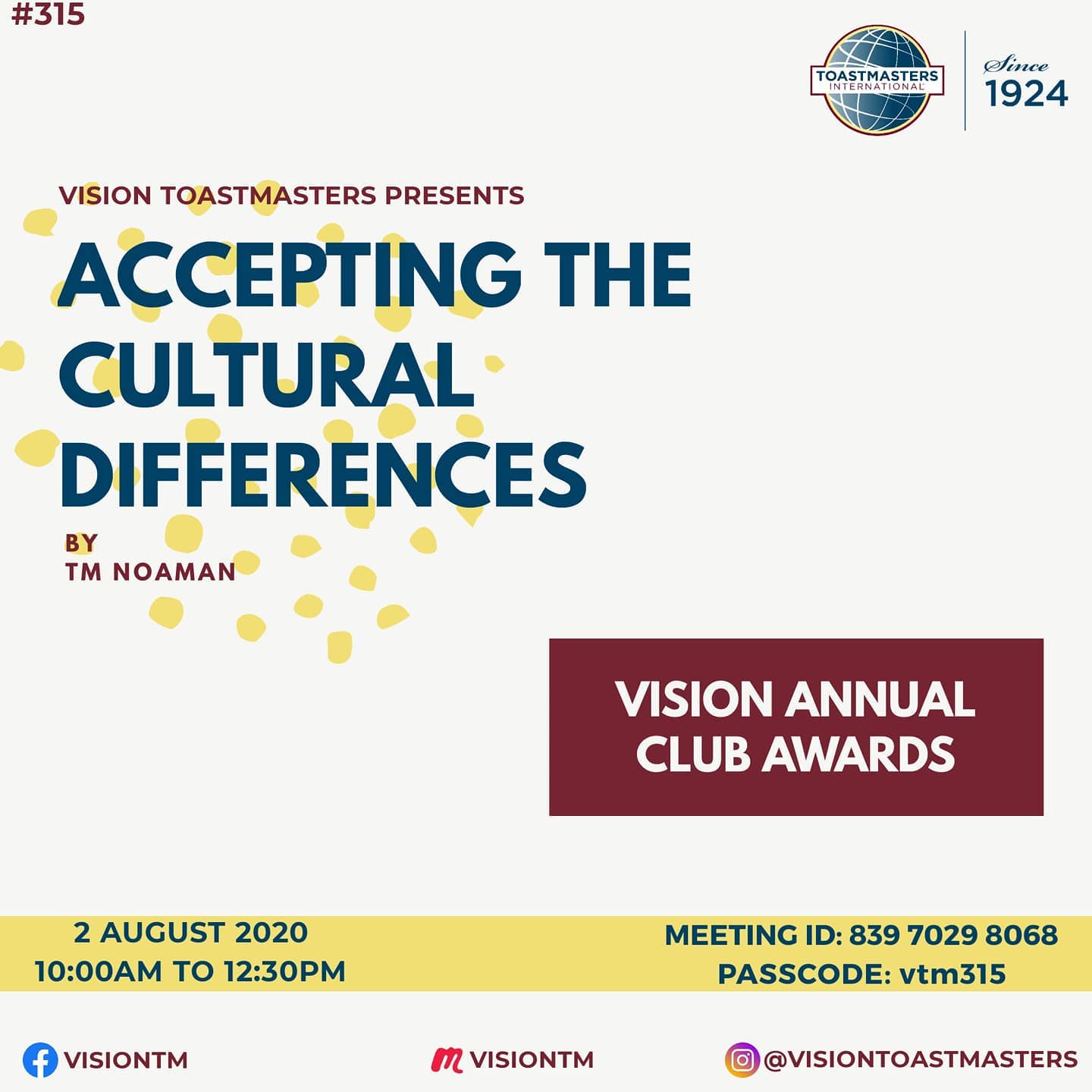 Vision Toastmasters | Hyderabad