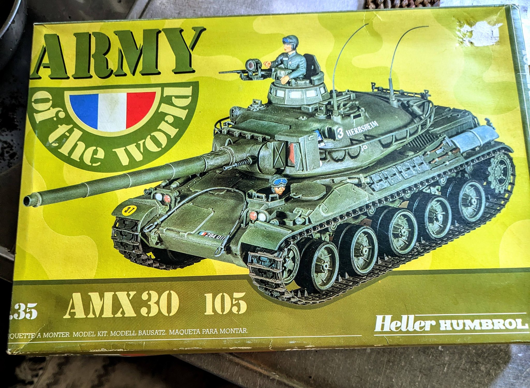 戦車モデルセット30 ◇🇲🇫AMX-30 キットをお手付きしています😅 ❋エレ―ル社 1:35スケール