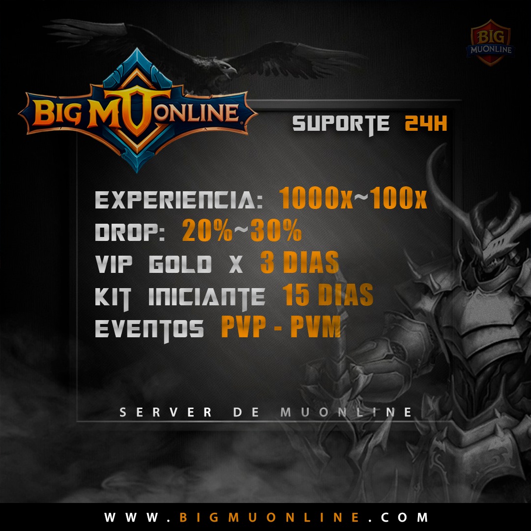 Postear Mu Online | 🎉 Bem-vindo ao BigMu Online | Facebook