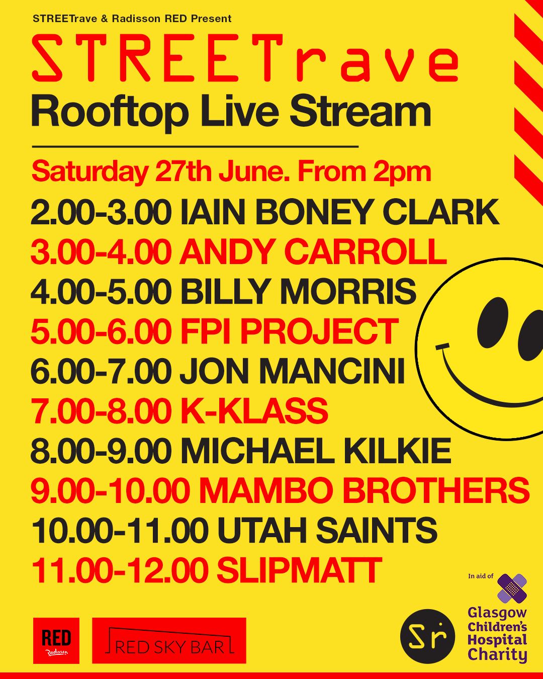 STREETrave - STREETrave The Grand Finale - LIVEstream set times. See ye ...