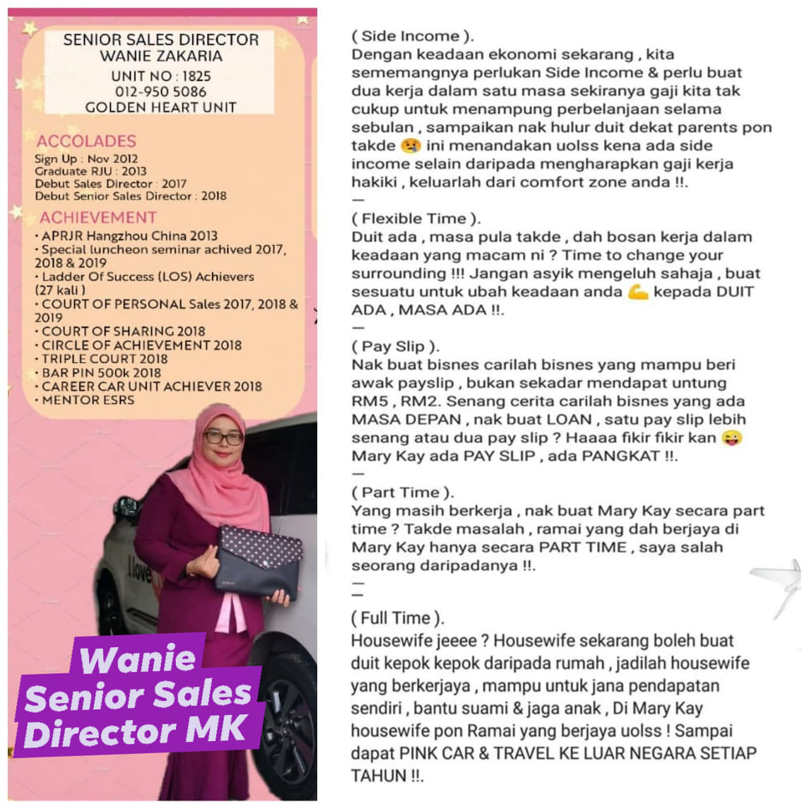 Wanie Beauty Consultant Mk Rugi Dah Tau Skincare Lama Tak Bagi Apa Apa Ganjaran Tapi Masih Terus Lagi Pakai Rugi Dah Tau Kelebihan Skincare Marykay Tapi Masih Lagi Dok Memerhati Rugi Dah