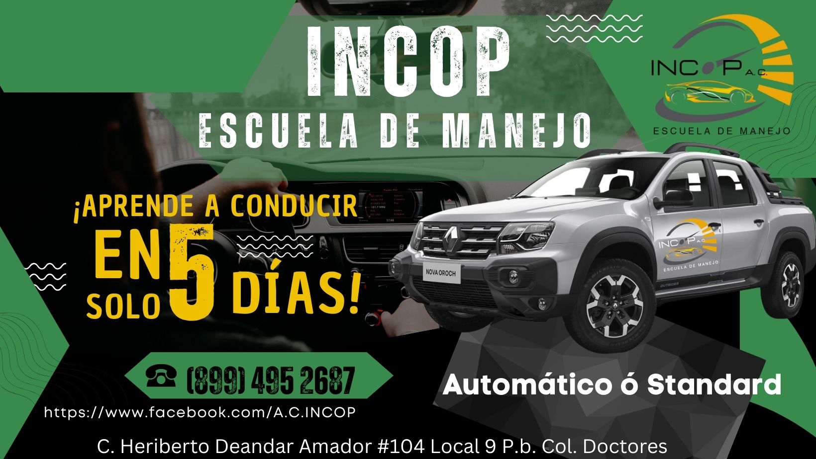 INCOP Instituto Nacional de Capacitación de Oficios y Profesiones | Reynosa