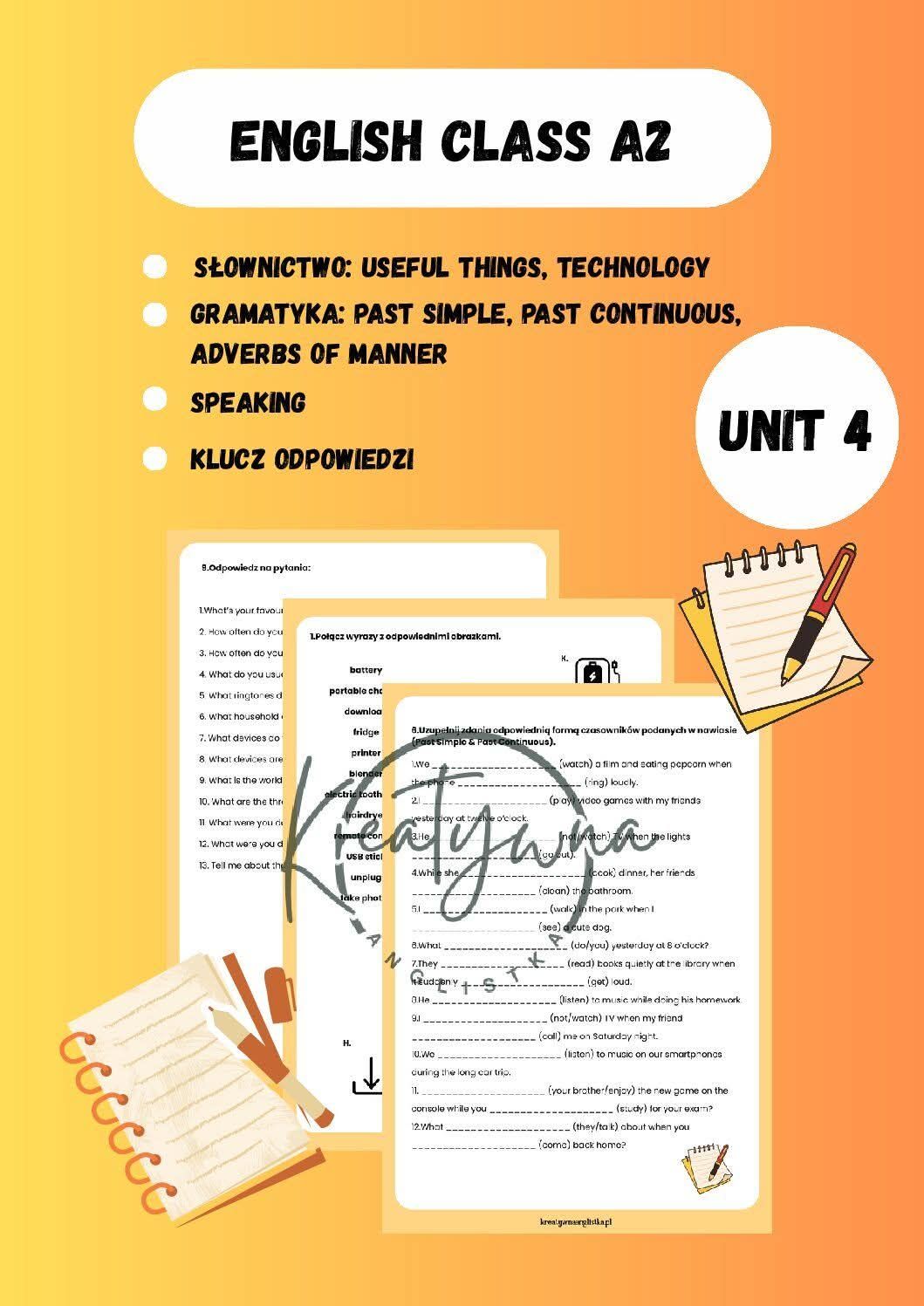 📌 ENGLISH CLASS A2 Unit 4 Dodatkowe ćwiczenia do podręcznika 📝🇬🇧 | Facebook
