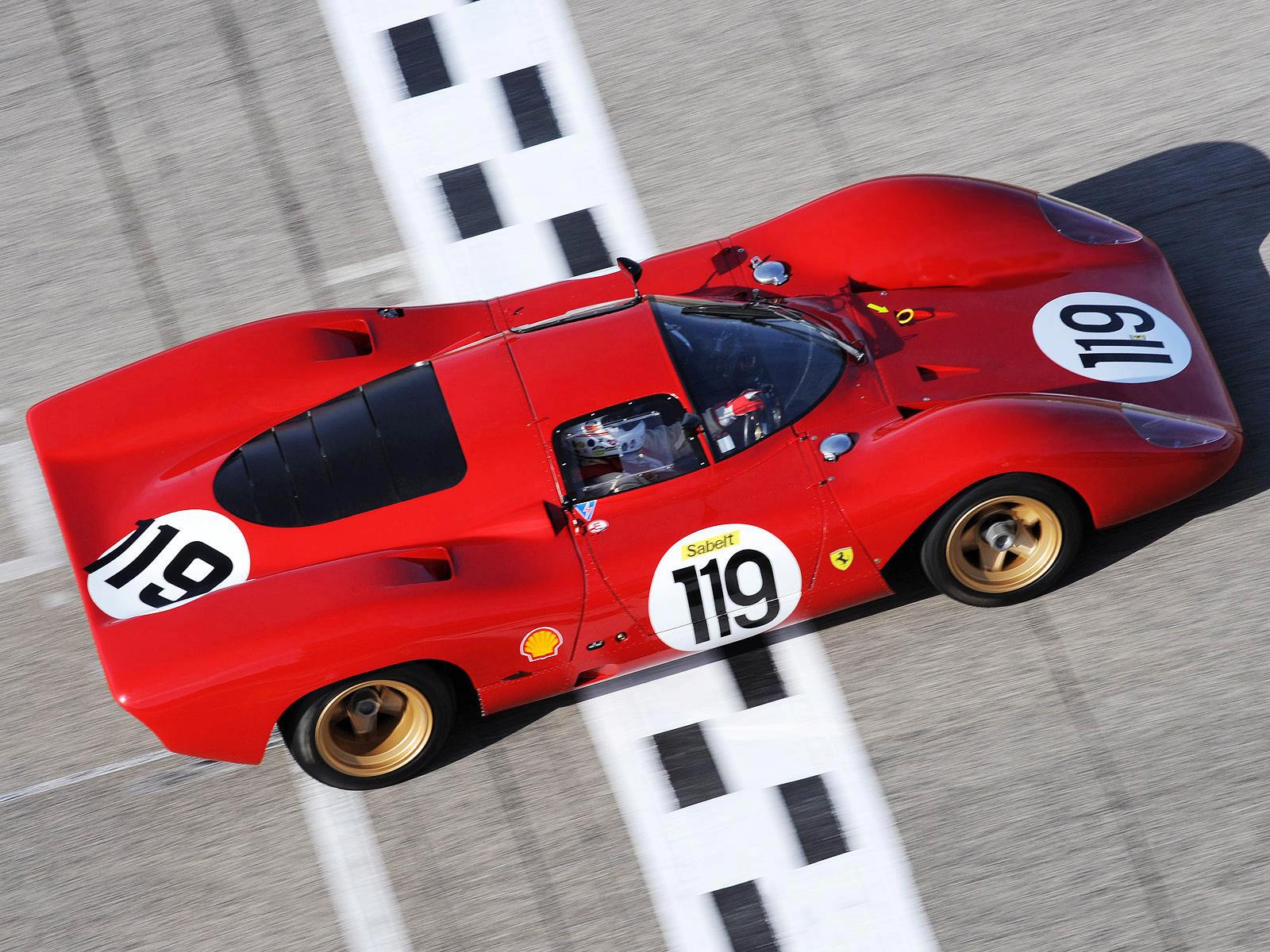 Ferrari 312p racing prototype car