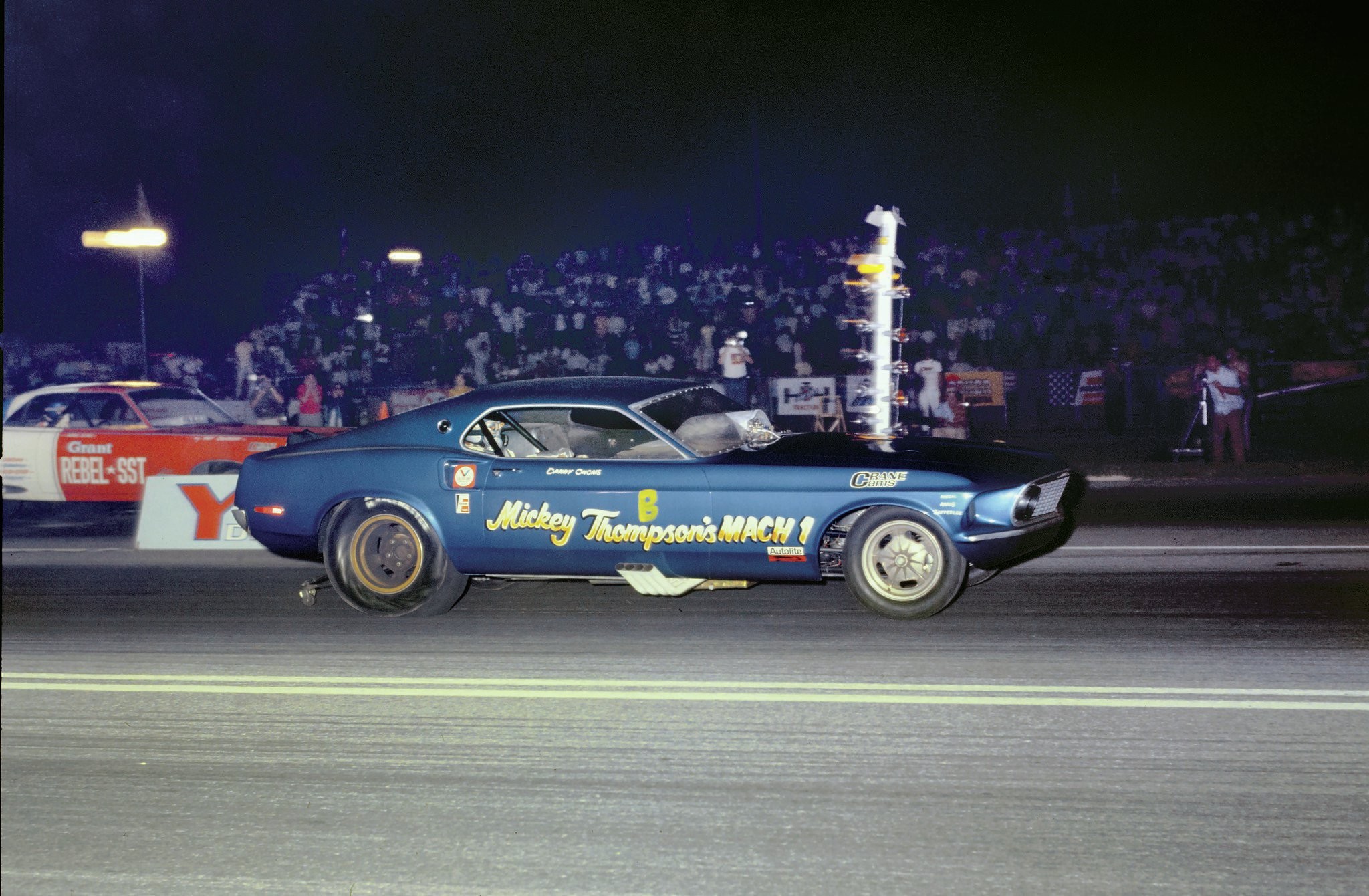 Video I shot of the fatal 1969 NHRA Spring Nationals crash which