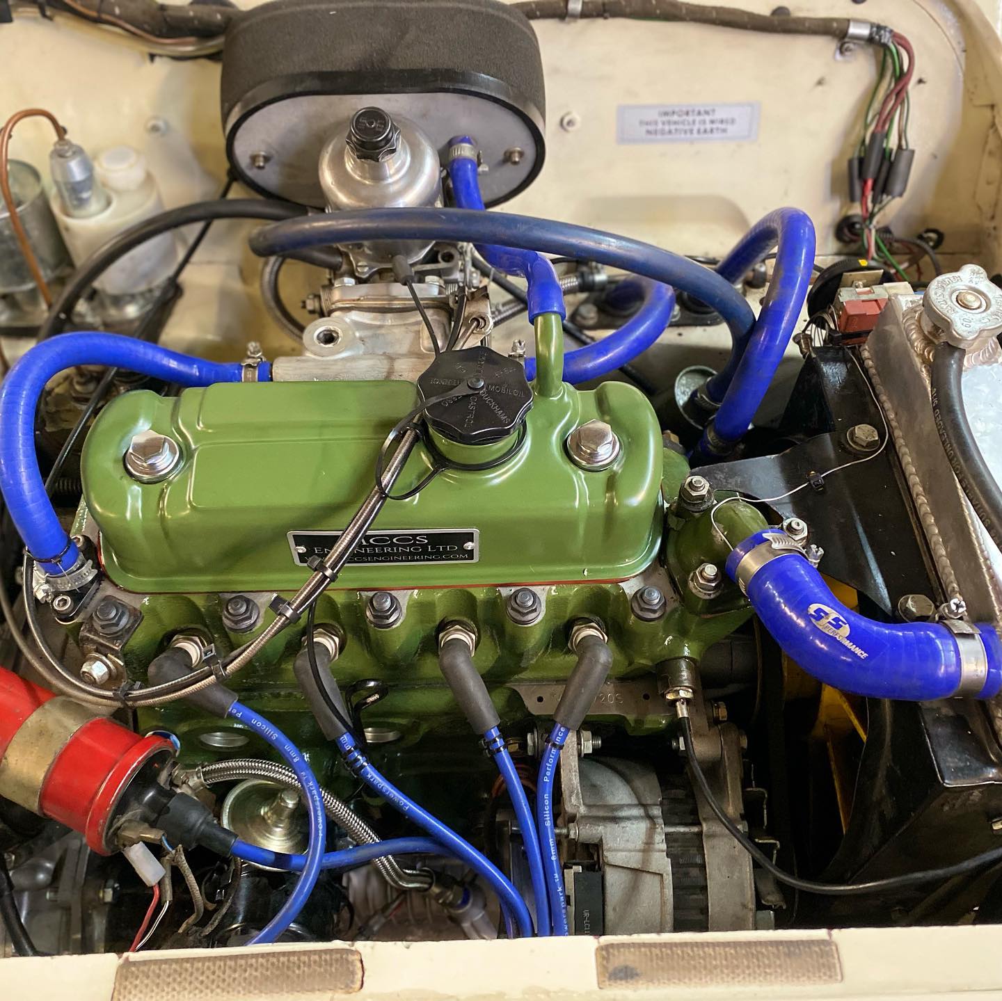 1098 Mini Moke engine install complete.... - MCCS Engineering