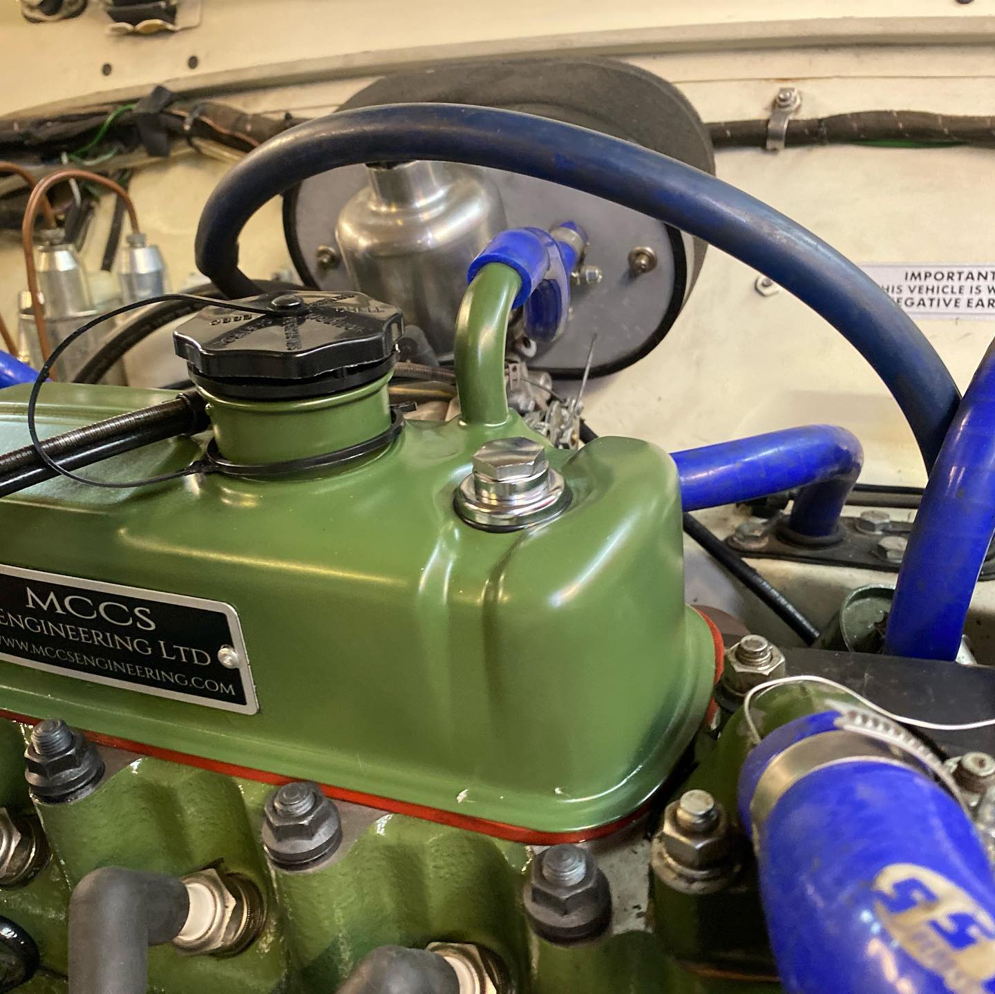 1098 Mini Moke engine install complete.... - MCCS Engineering
