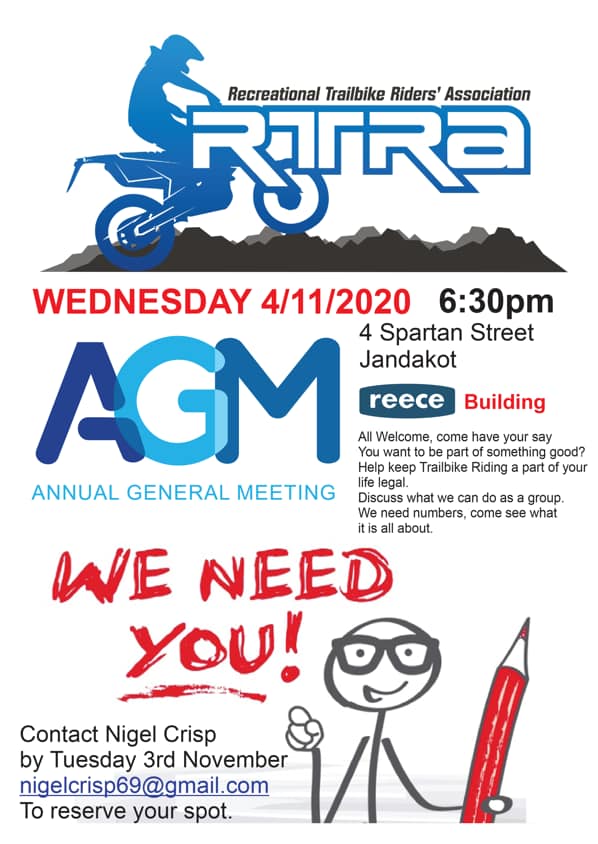 The RTRA... - Recreational Trailbike Riders' Association | Facebook