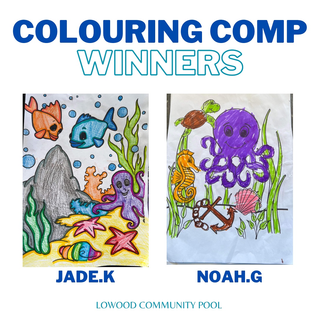Congratulations to our Colouring... - Lowood Swimming Pool