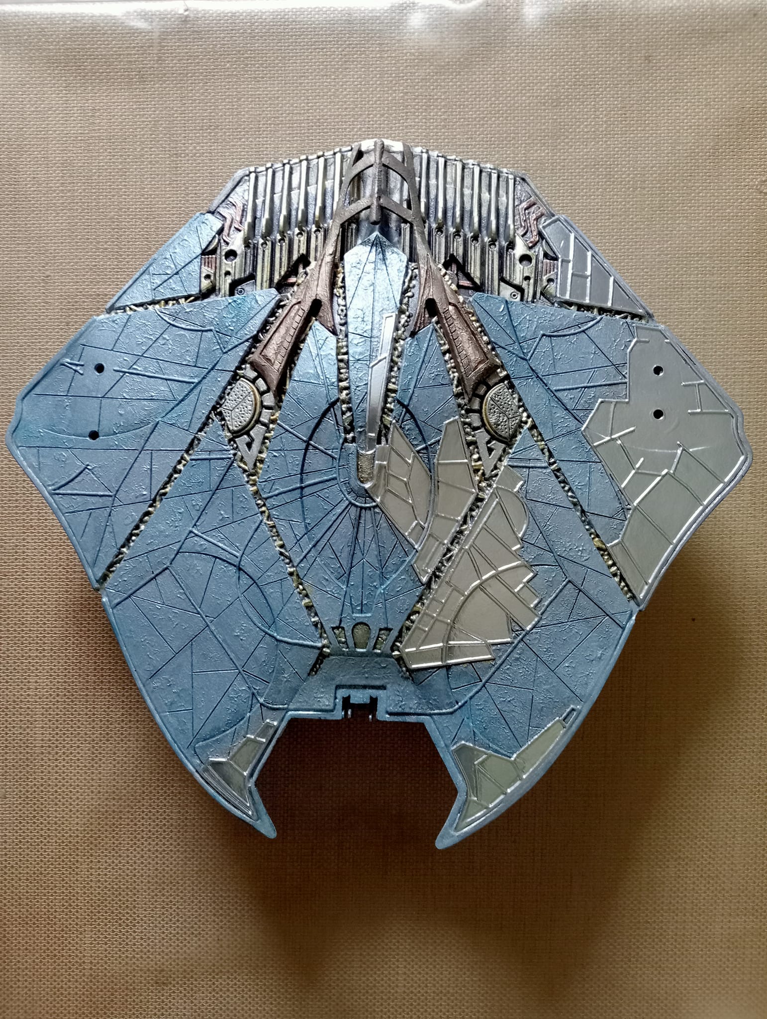 ID4 Independence Day Captured Alien Attacker scale model progress