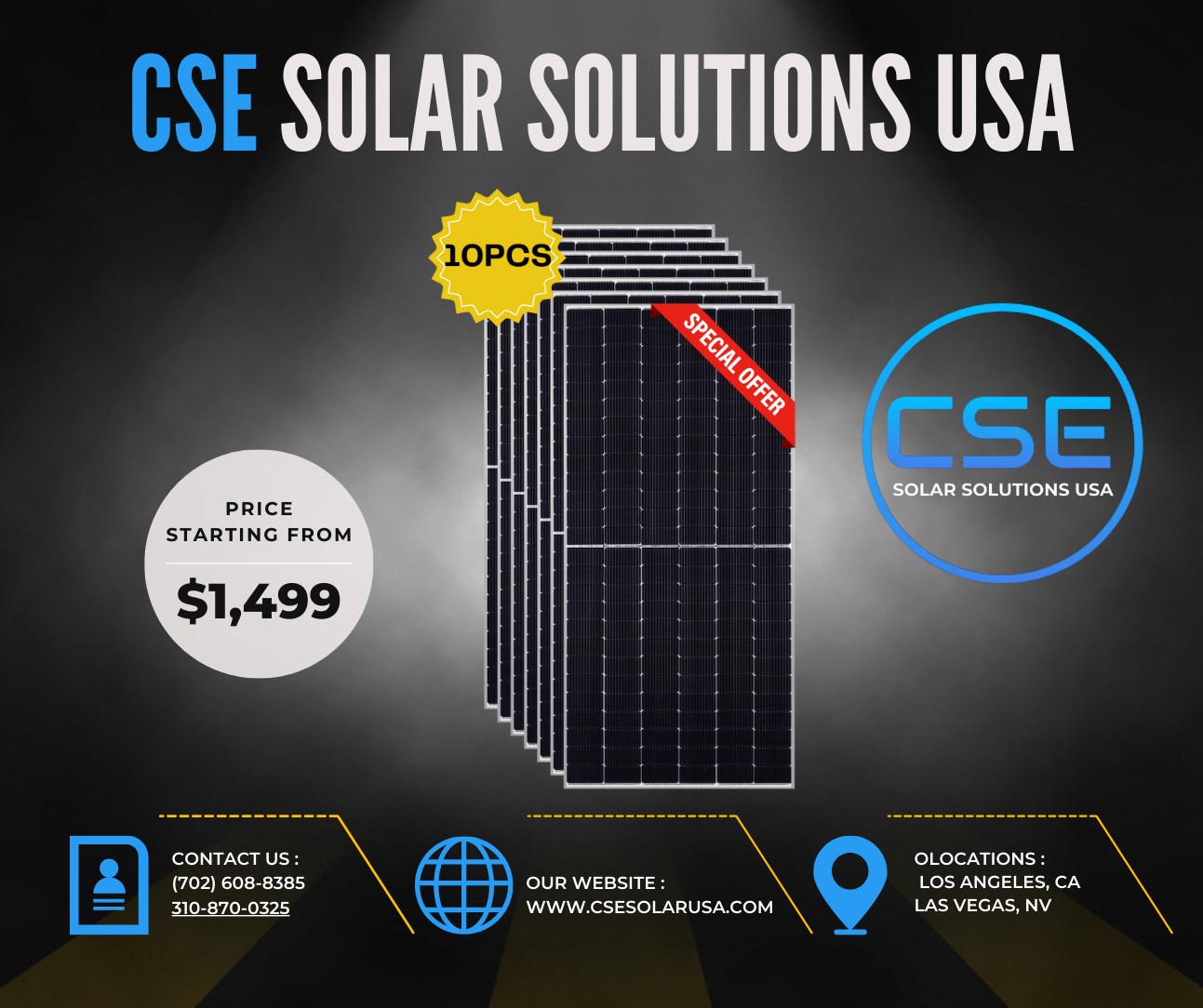 CSE SOLAR USA - We are proud to offer an extensive range... | Facebook