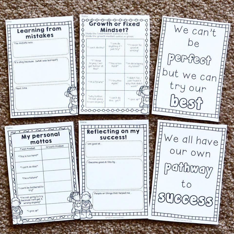 Encourage a Growth Mindset in your... - Tales From Miss D | Facebook