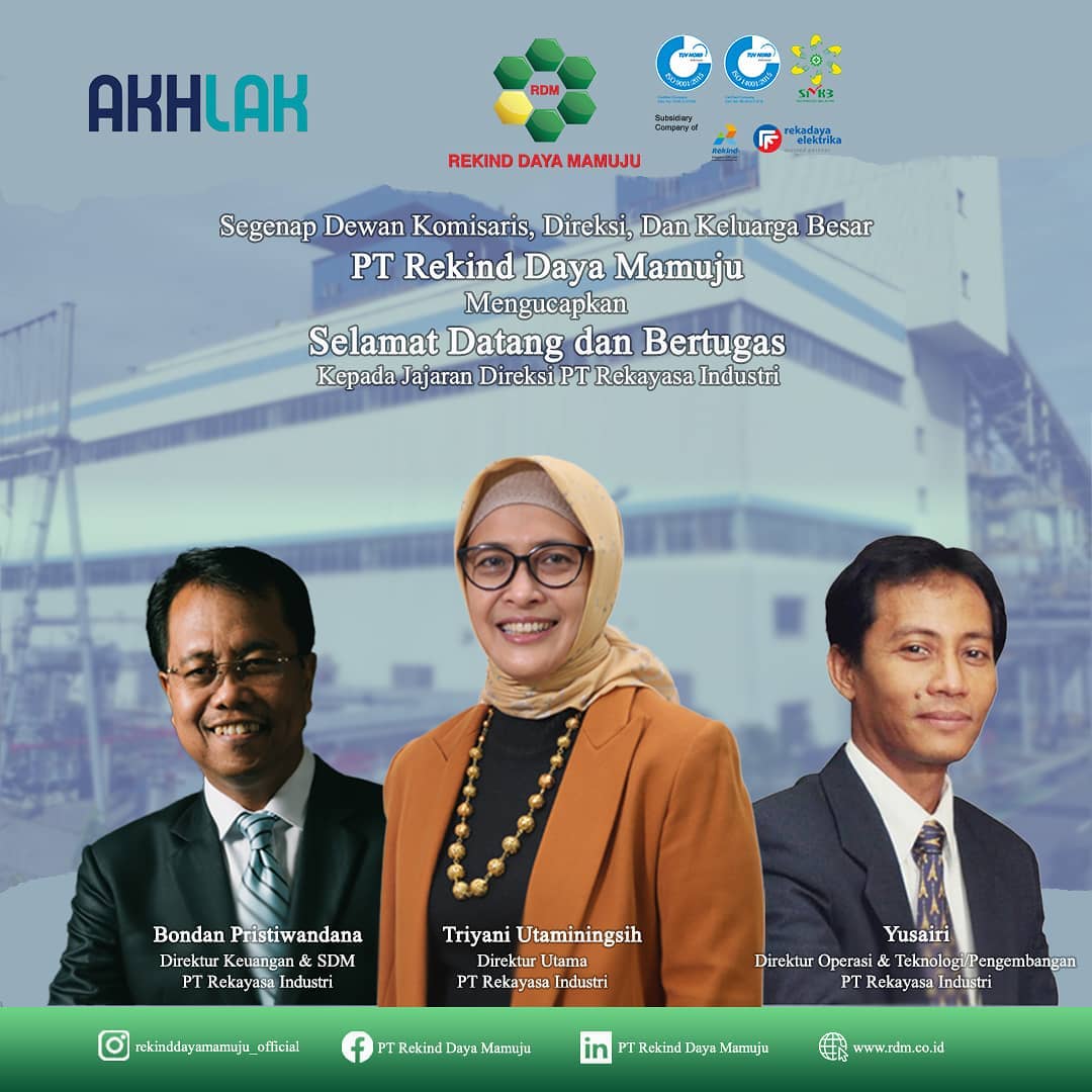 PT - Segenap keluarga besar PT Rekind Daya Mamuju mengucapkan Selamat ...