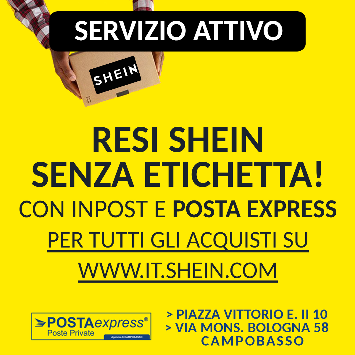 Posta express Campobasso | Campobasso