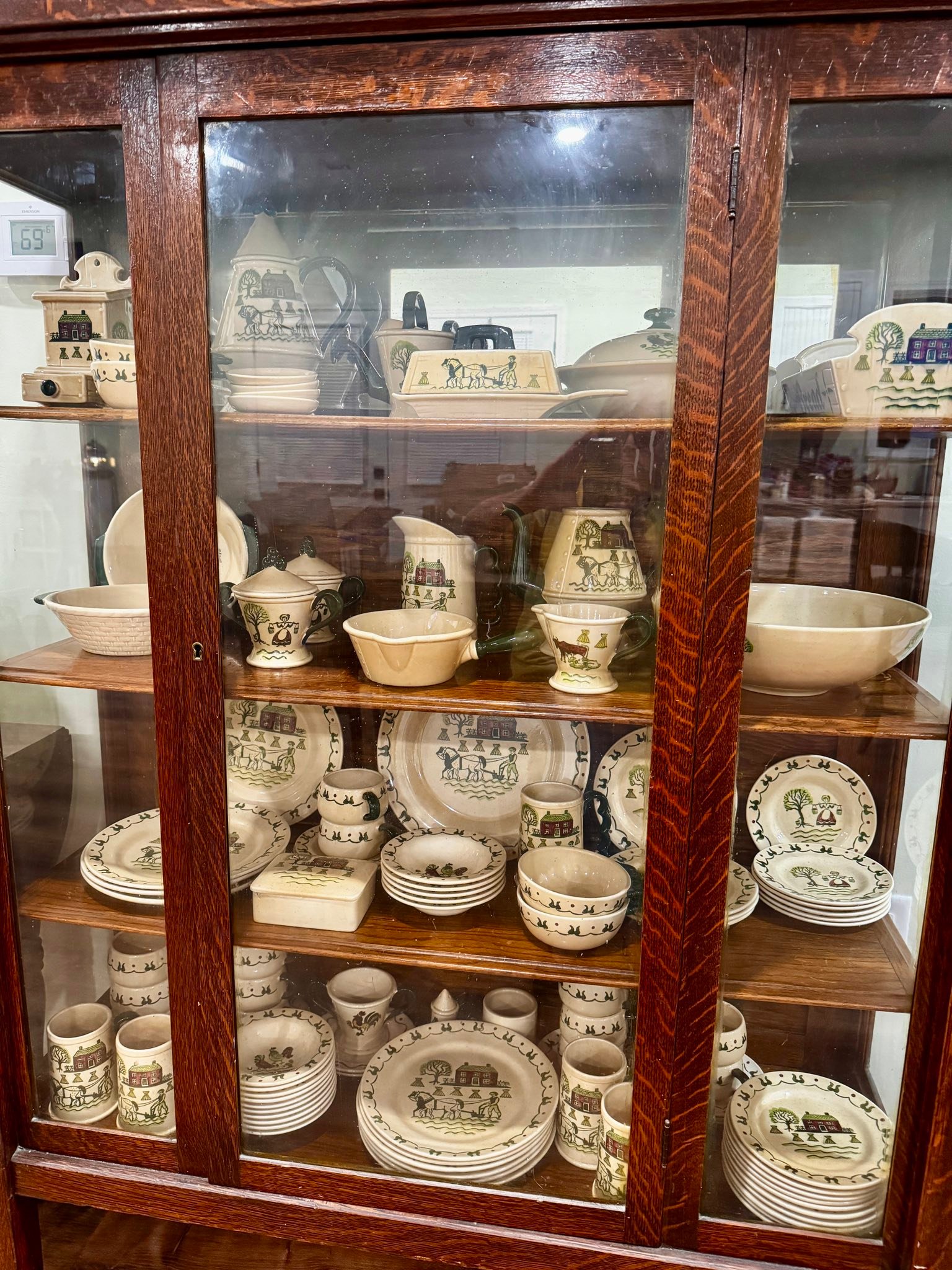 1930's Metlox Poppy Trails Homestead Provincial china collection