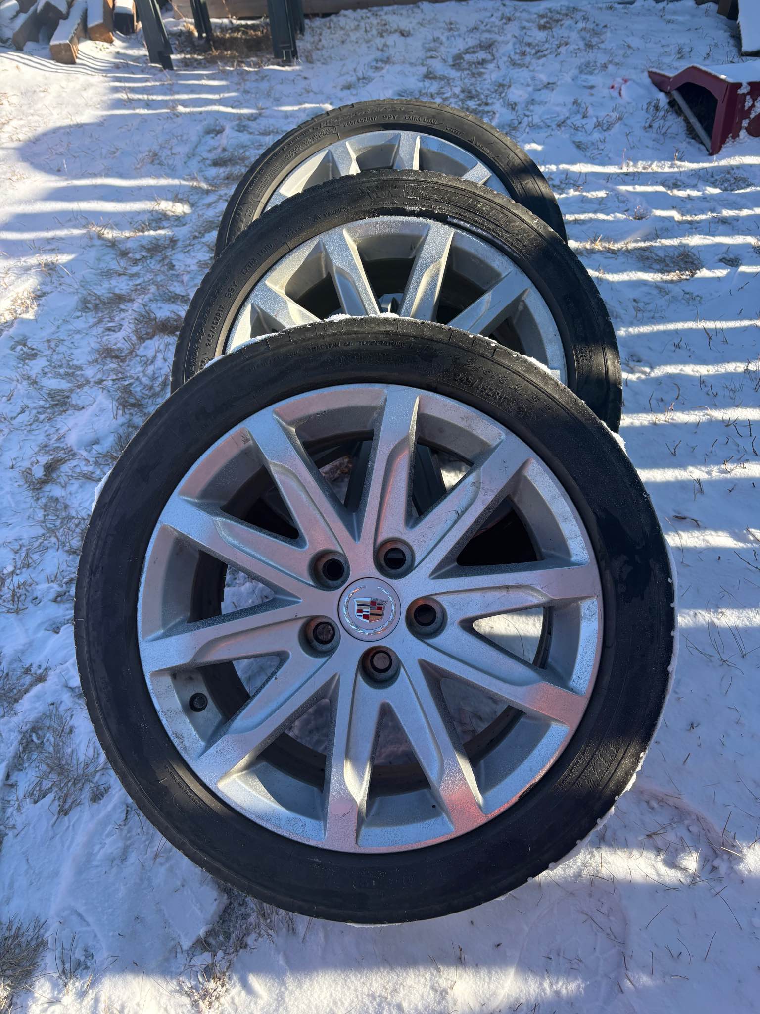 C6 Corvette Oem Take-Off Wheel - Polished Wheel Rim 19x10 5 Spoke